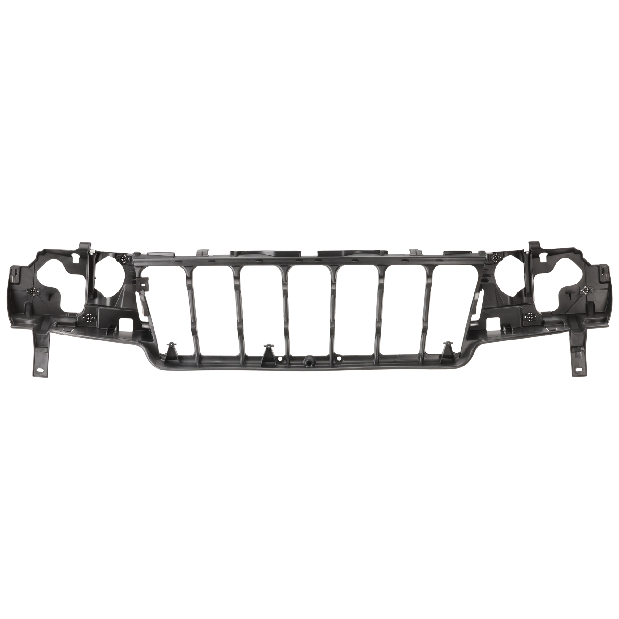 AM GRAND CHEROKEE 99-03 HEADER PANEL Headlight Mounting Panel ABS Plastic SKU JP3115 Partslink CH1220116 OEM 55155498AB