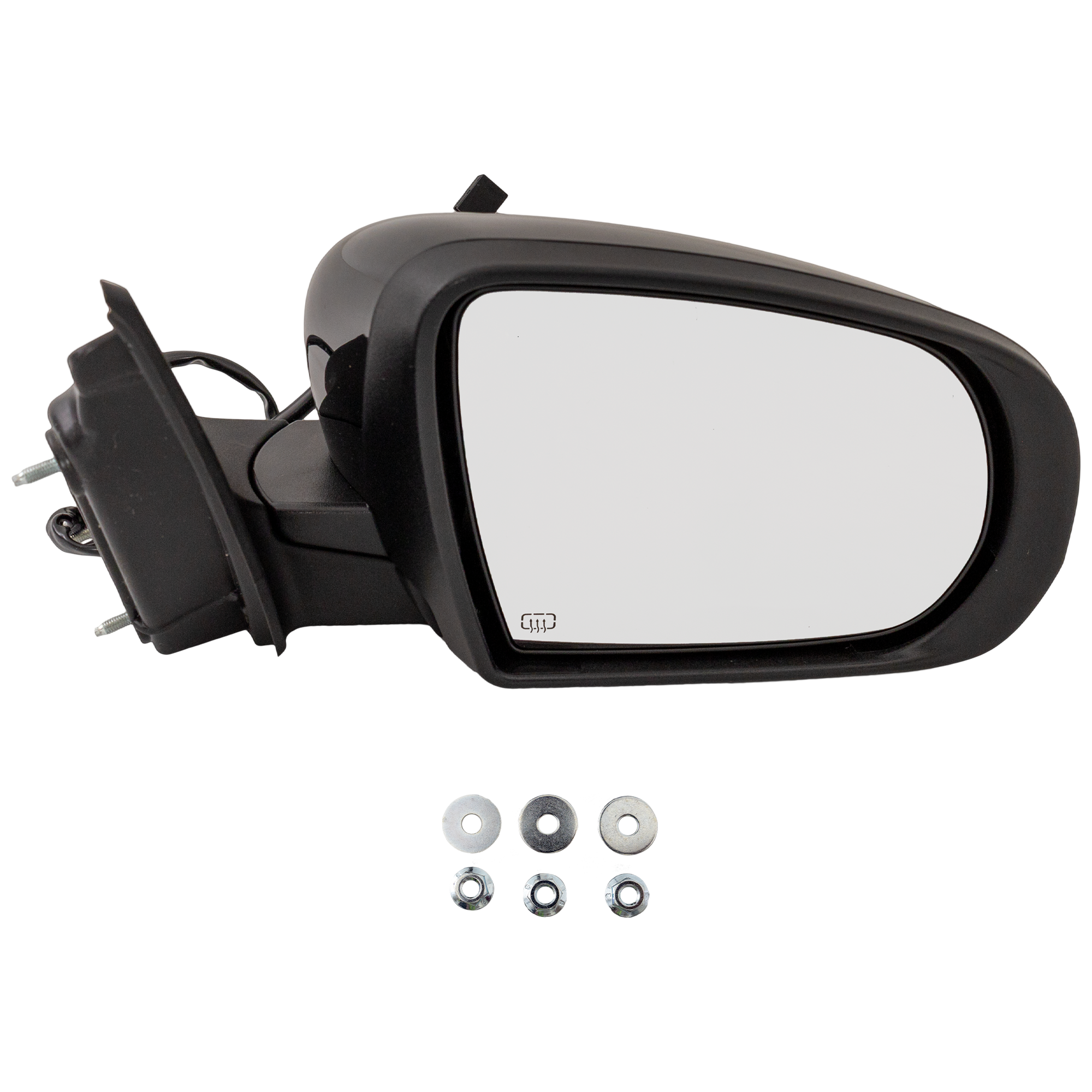 AM CHEROKEE 14-18 MIRROR RH Power Manual Folding Heated Paintable No Auto dimming BSD Memory and Signal Light SKU JP61ER Partslink CH1321374 OEM 1VF36TZZAD