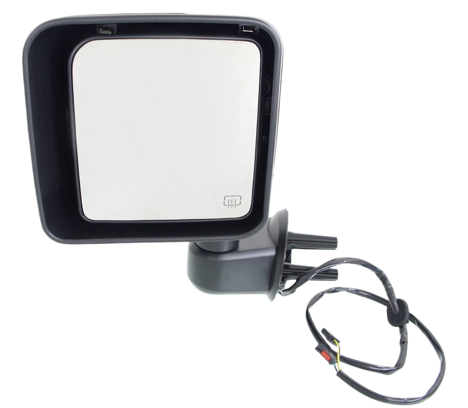AM WRANGLER JK 15-18 MIRROR LH Power Manual Folding Heated Chrome SKU JP70EL Partslink CH1320391 OEM 68249845AC 68249845AA