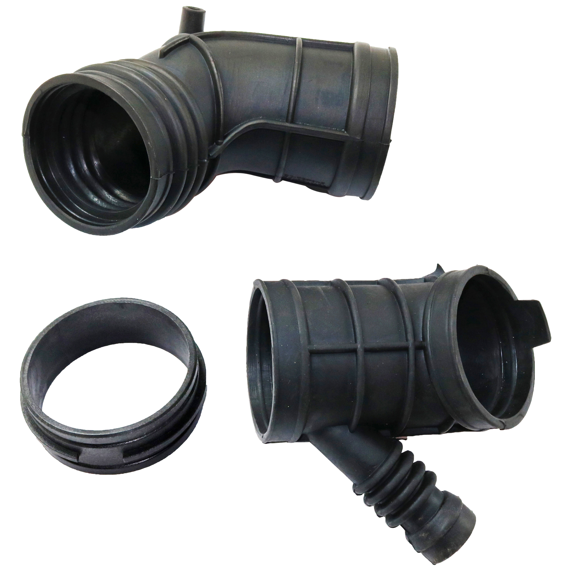 AM Z3-98-02-3 SERIES 99-06 AIR INTAKE HOSE 3 Piece Kit for M54 E46 and Z3 eng. SKU JRB31560001 OEM 13541705209-13541435627-135414
