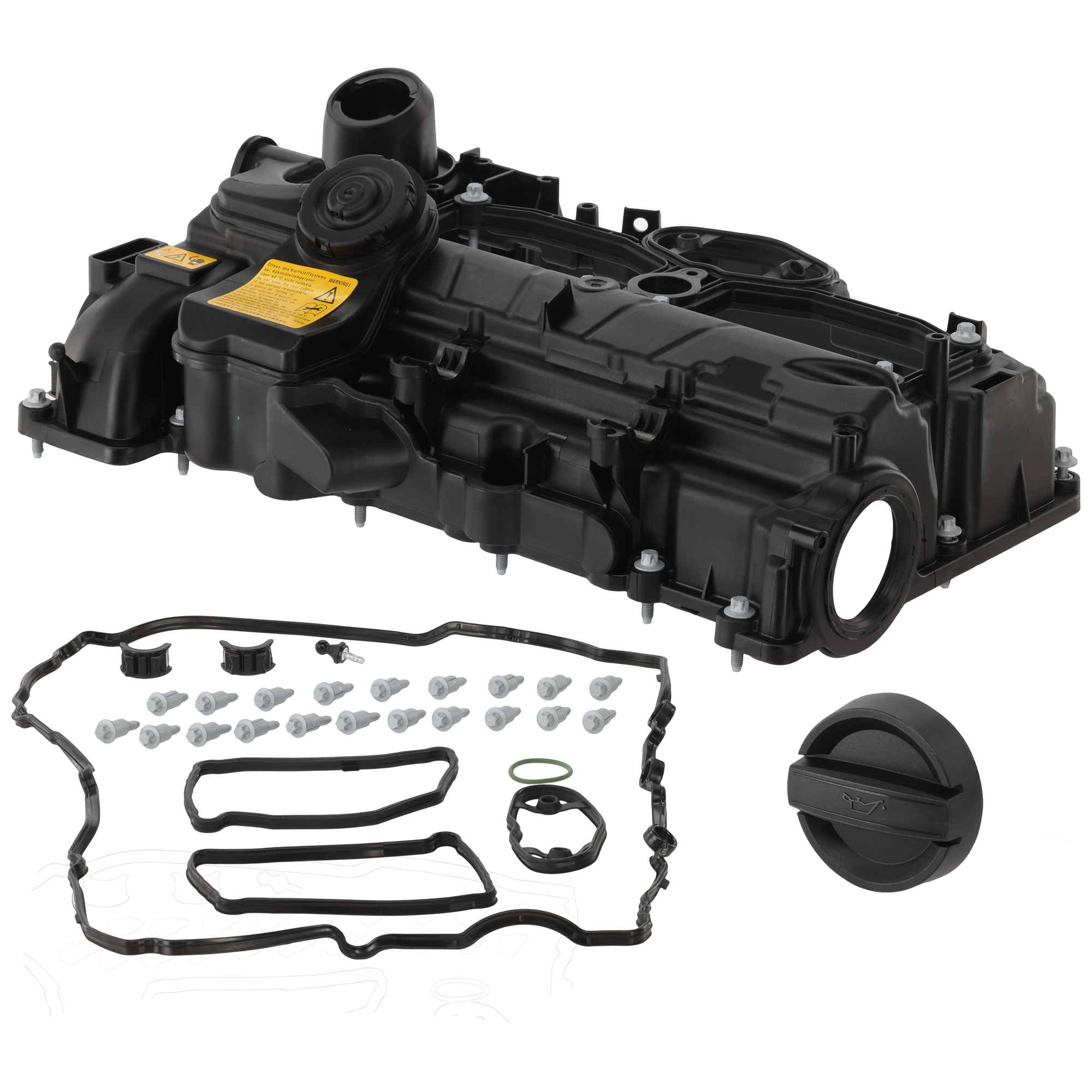 AM Z4-12-16 X4-15-18 VALVE COVER Plastic Black w Bolts and Gasket SKU JRB32040002 OEM 11127588412