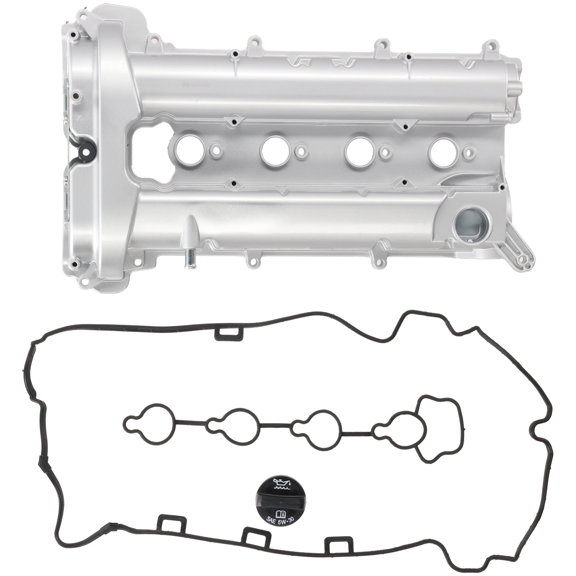 AM EQUINOX 10-17 REGAL 11-17 VALVE COVER 4 Cyl. 2.4L Eng. w Gasket and Oil Filter Cap SKU JRB32040008 OEM 12610279-12610280