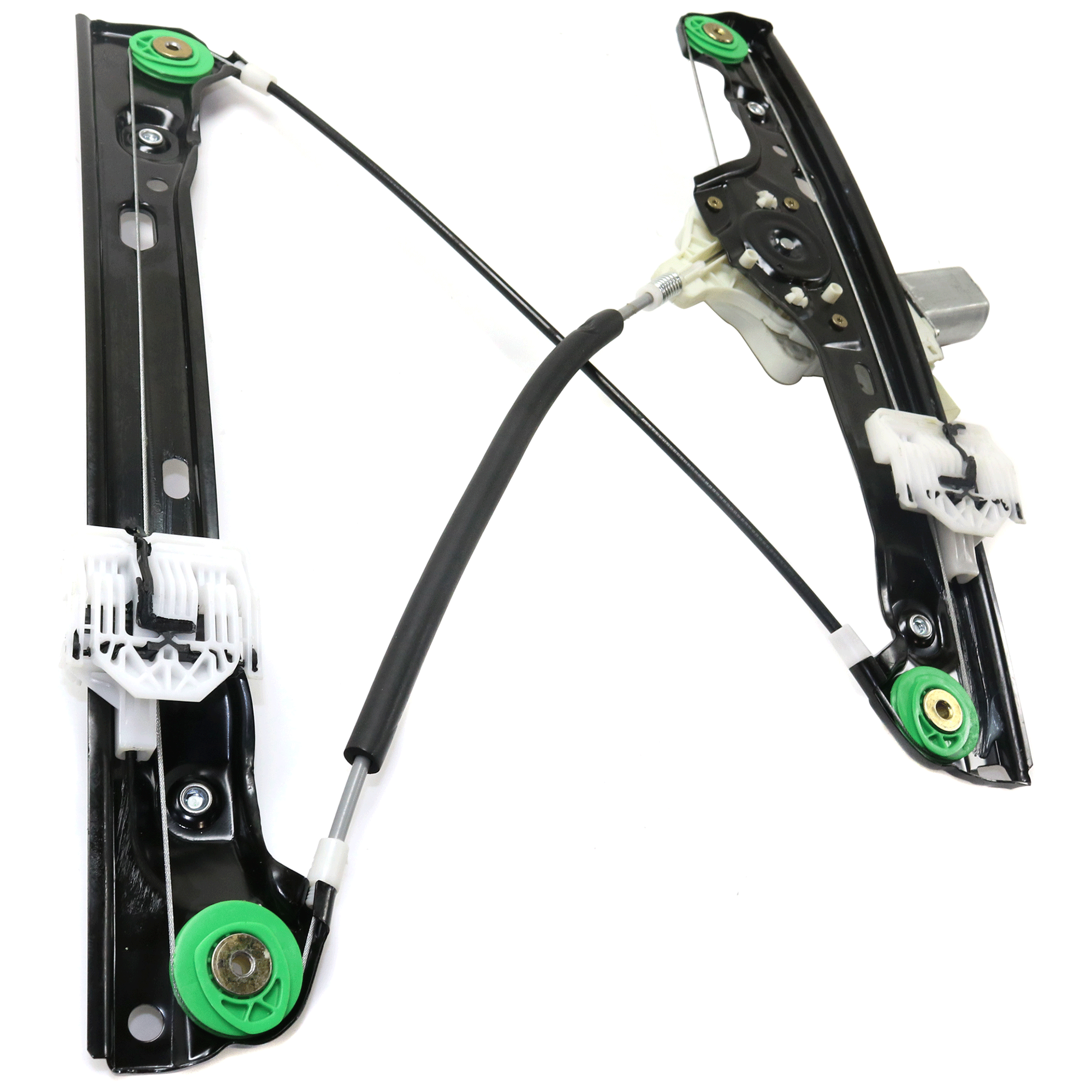 AM 3 SERIES 06-12 FRONT WINDOW REGULATOR LH Power w Motor 06-11 Sedan Wagon SKU JRB46290008 Partslink BM1350134 OEM 51337140587 PFM