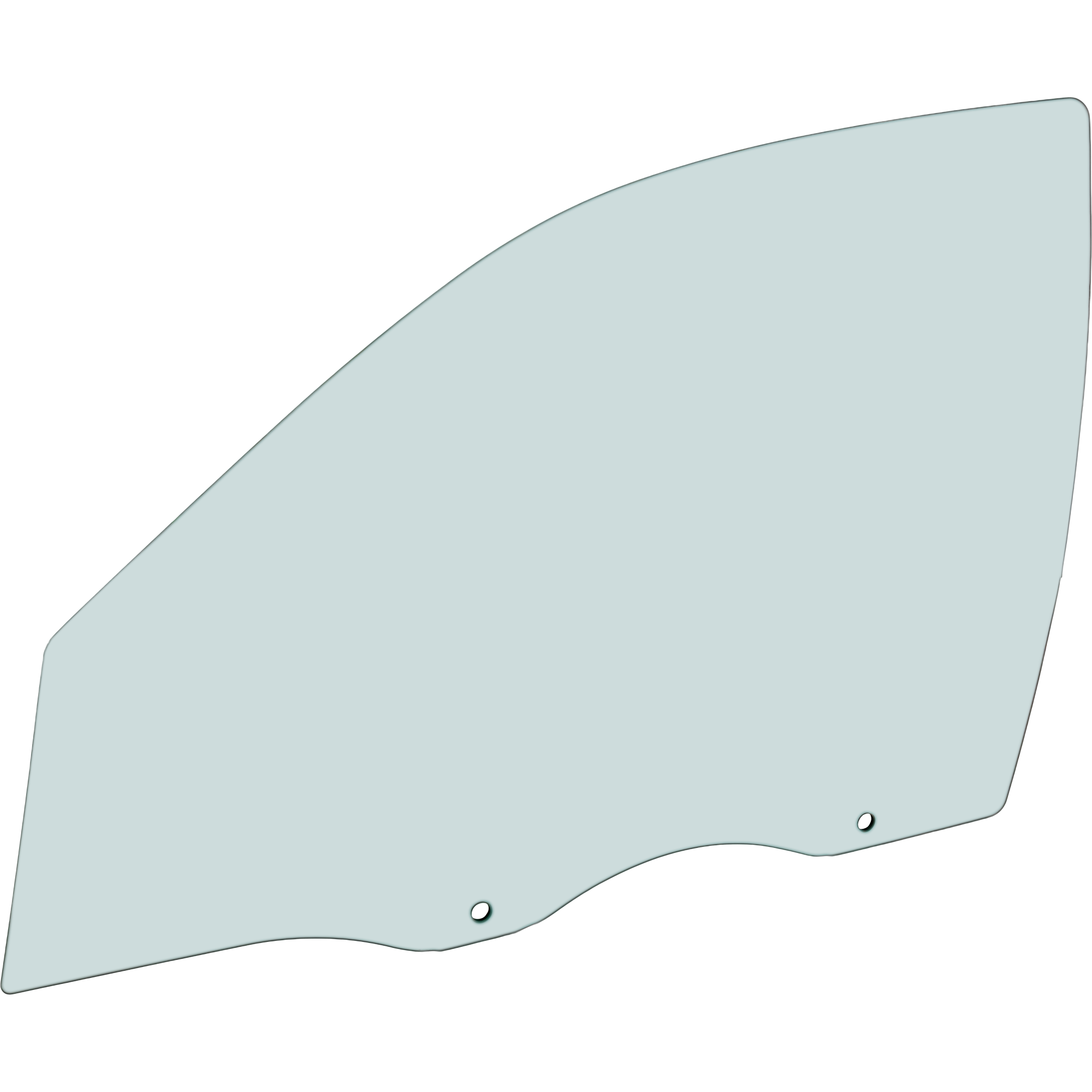 AM BUICK PARK AVENUE 97-06 FRONT DOOR GLASS LH Green Tint SKU JRB48010004 OEM 25634763