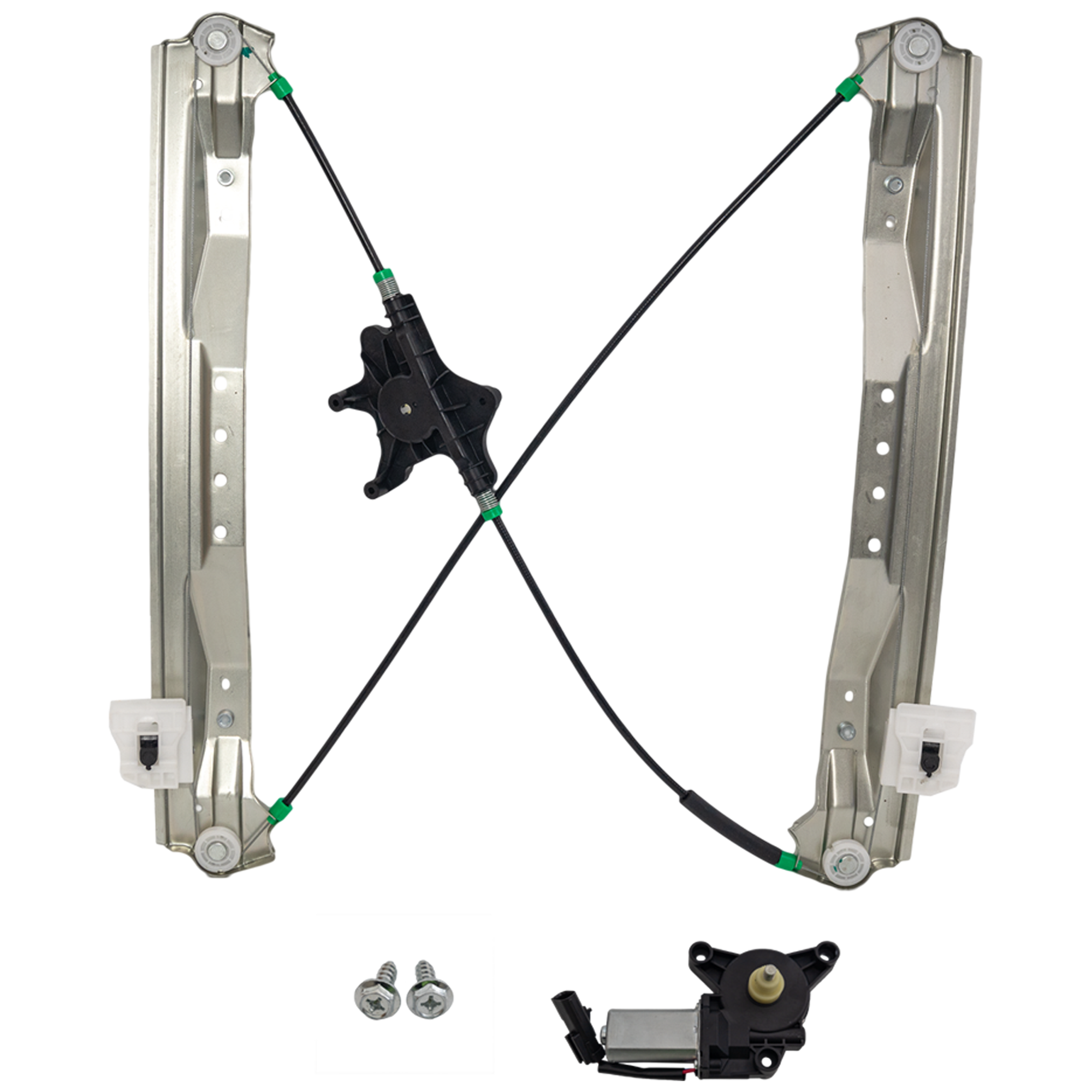 AM GRAND CARAVAN 08-20 TOWN AND COUNTRY 08-16 FRONT REGULATOR LH Power w Motor 2 Pins SKU JRC46290018 Partslink CH1350148 OEM 68030655AA PFM 68030661AA