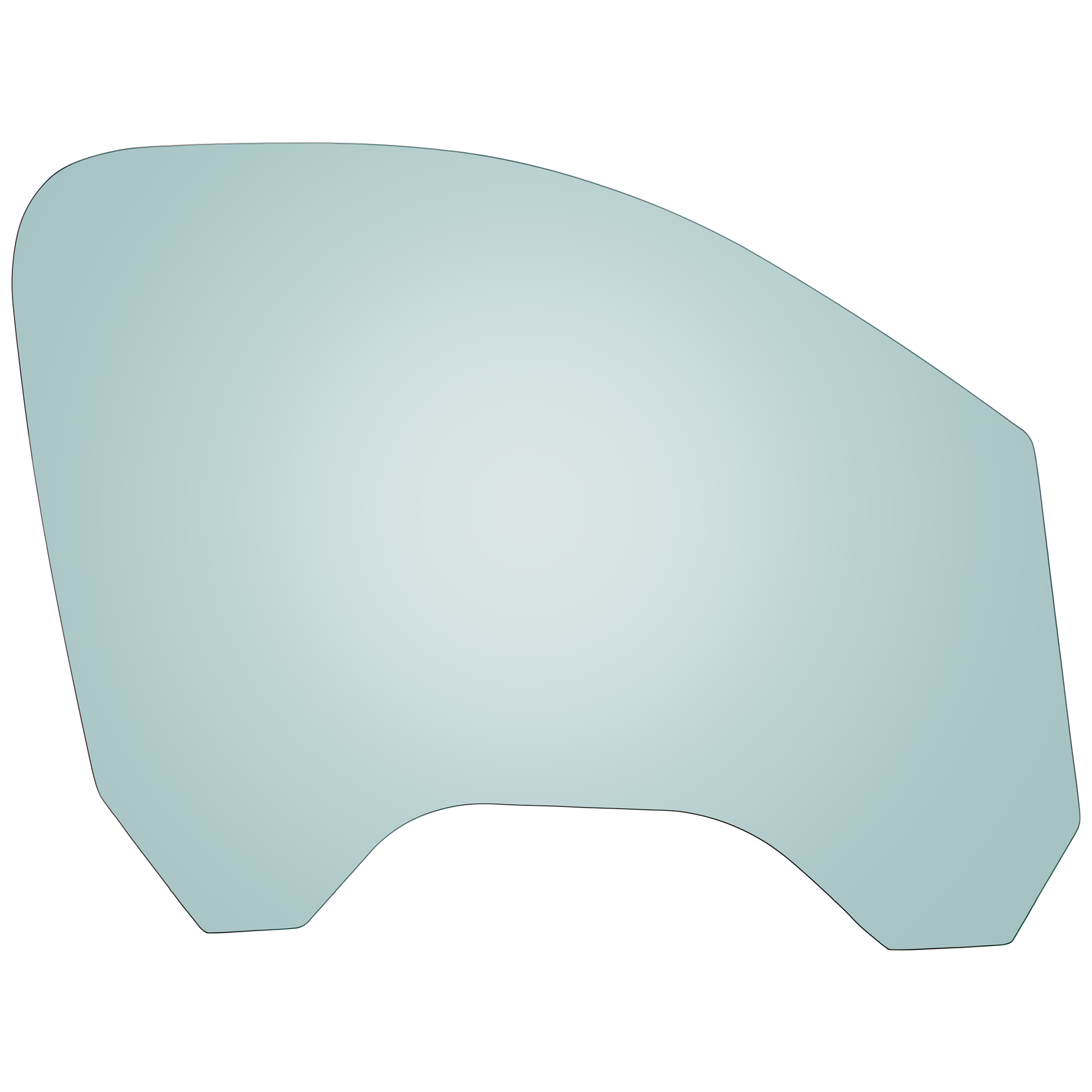 AM SILVERADO SIERRA 1500-14-18-2500 HD 3500 HD 15-19 FRONT DOOR GLASS RH Green Tint w Solar Regular Cab SKU JRC48010063 OEM 20979117