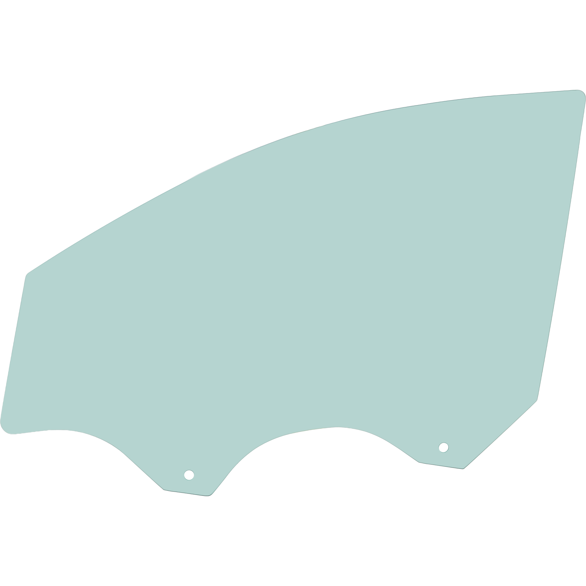 AM EQUINOX 18-24 TERRAIN 18-23 FRONT DOOR GLASS LH Green Tint w Solar Equinox Canada Mexico Built Vehicle SKU JRC48010080 OEM 84398670