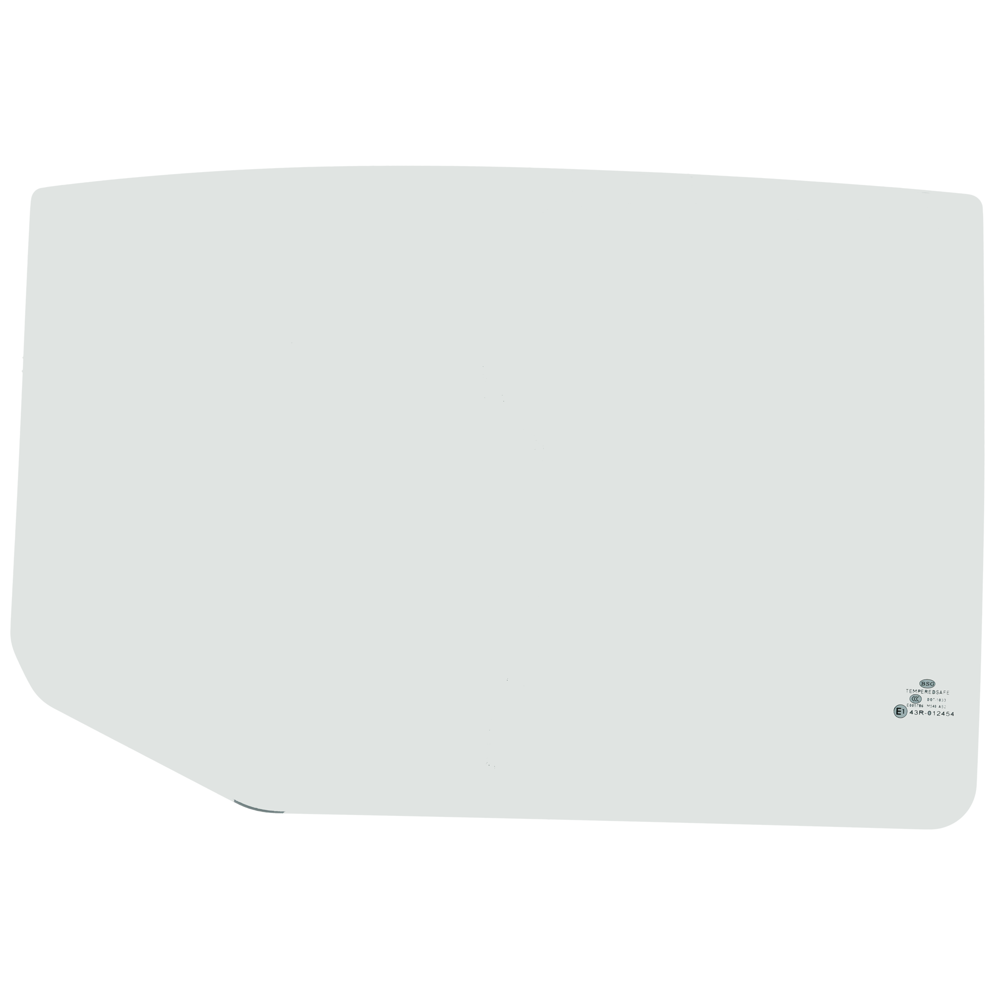 AM CHRYSLER SEBRING 07-10 DODGE AVENGER 08-14 REAR DOOR GLASS RH Green Tint Sedan SKU JRC48130017 OEM 5074574AB