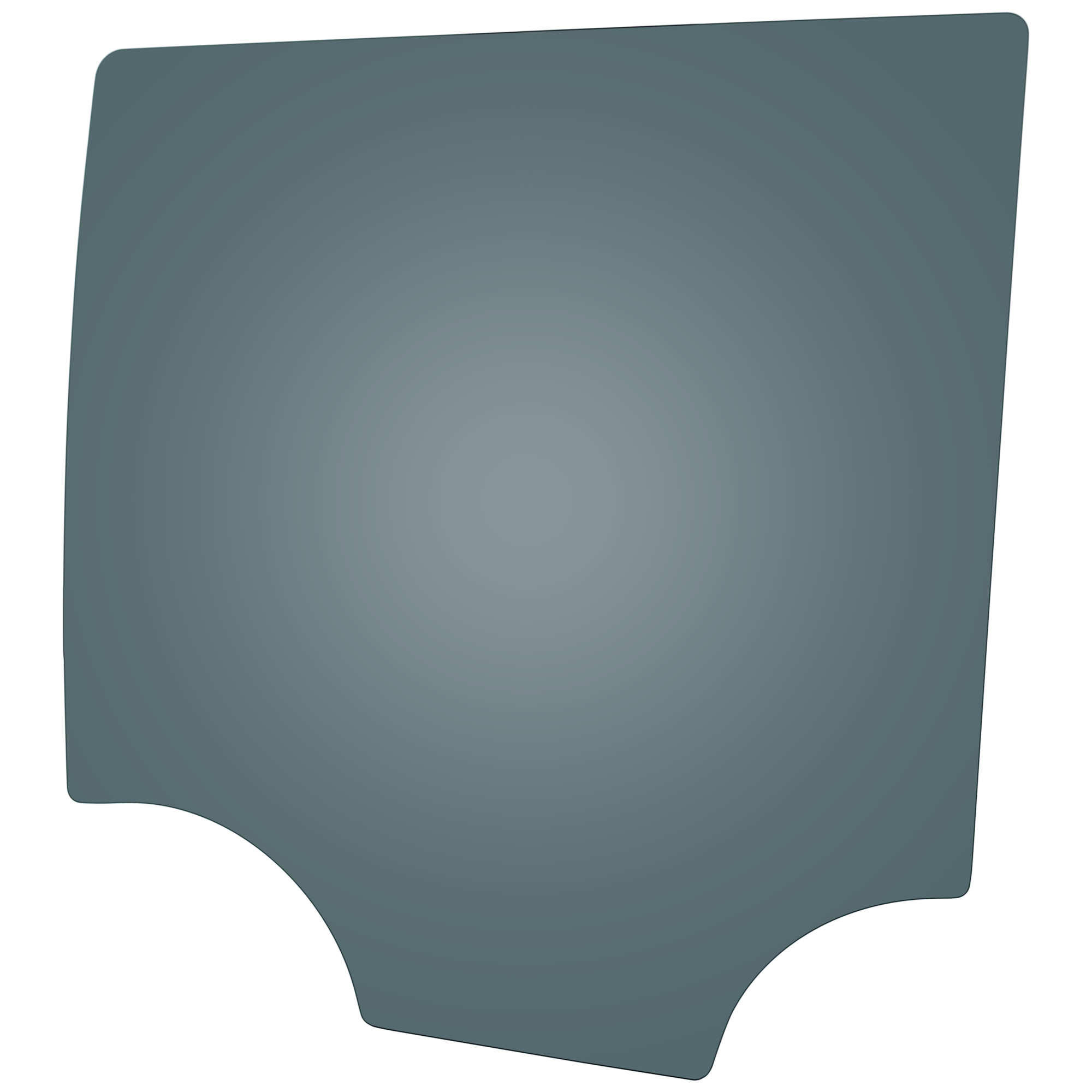 AM TAHOE YUKON 15-20 REAR DOOR GLASS LH Gray Tint Privacy w Solar SKU JRC48130052 OEM 84321997