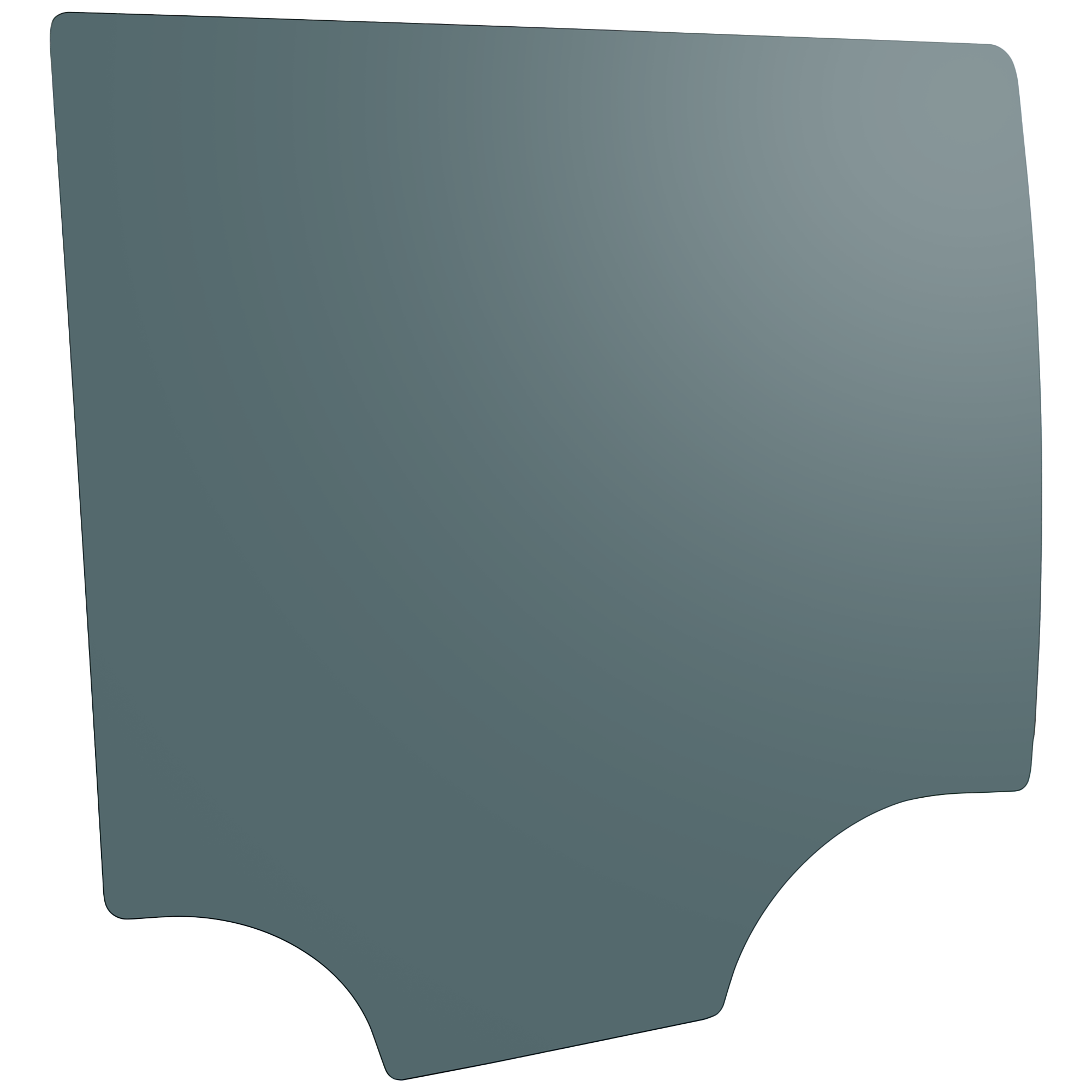 AM SUBURBAN YUKON XL 15-20 REAR DOOR GLASS RH Gray Tint Privacy w Solar SKU JRC48130055 OEM 84321994
