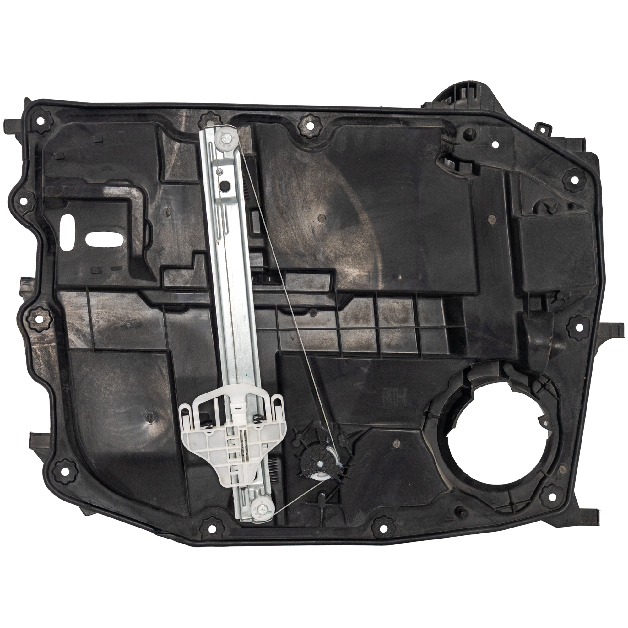 AM NITRO 07-11 FRONT WINDOW REGULATOR RH Power w Motor and Panel SKU JRD46290007 Partslink CH1351167 OEM 68004820AA PFM