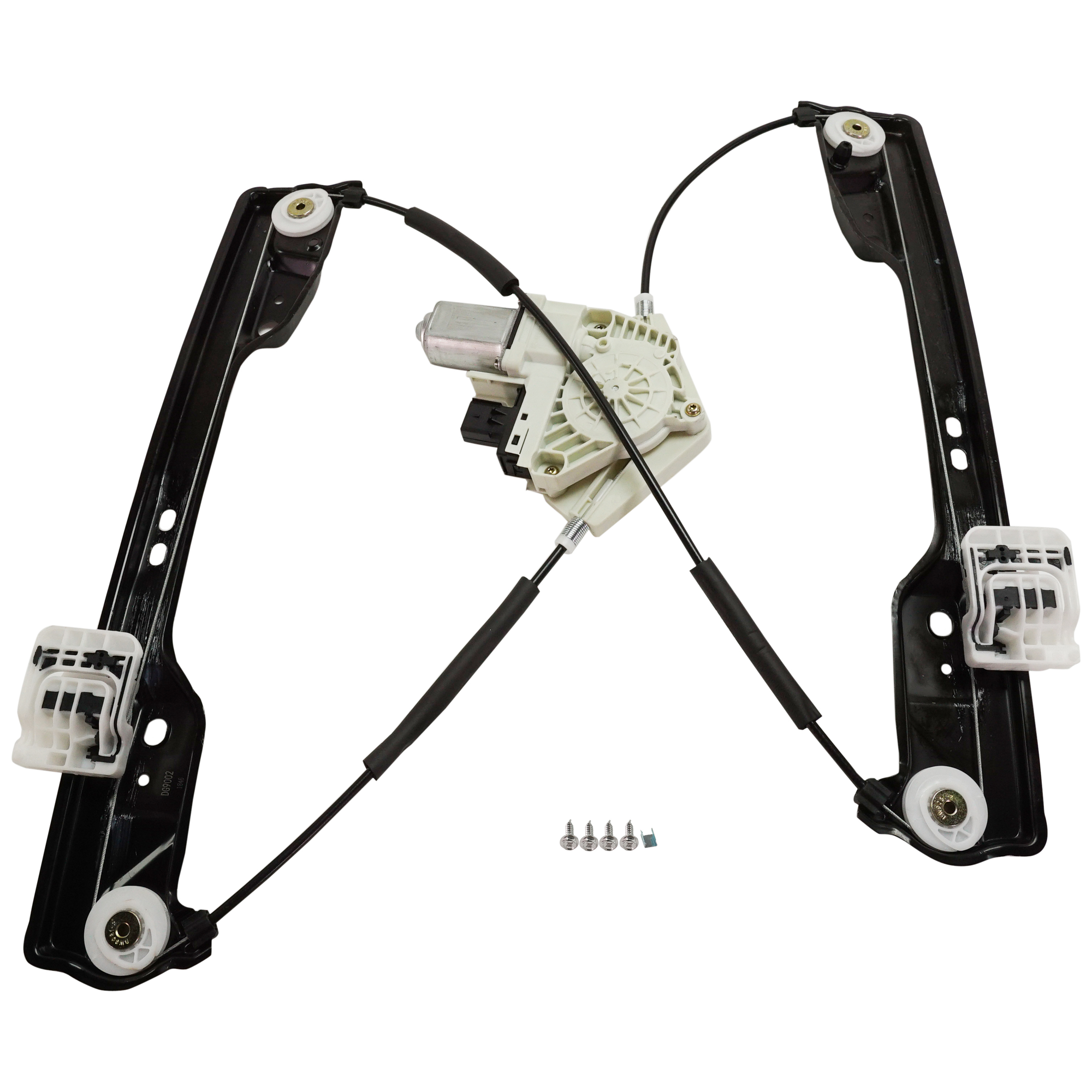 AM JOURNEY 09-20 FRONT WINDOW REGULATOR LH Power with Motor with One Touch Up Down SKU JRD46290012 Partslink CH1350187 OEM 68043735AA 4589151AA 68209827A