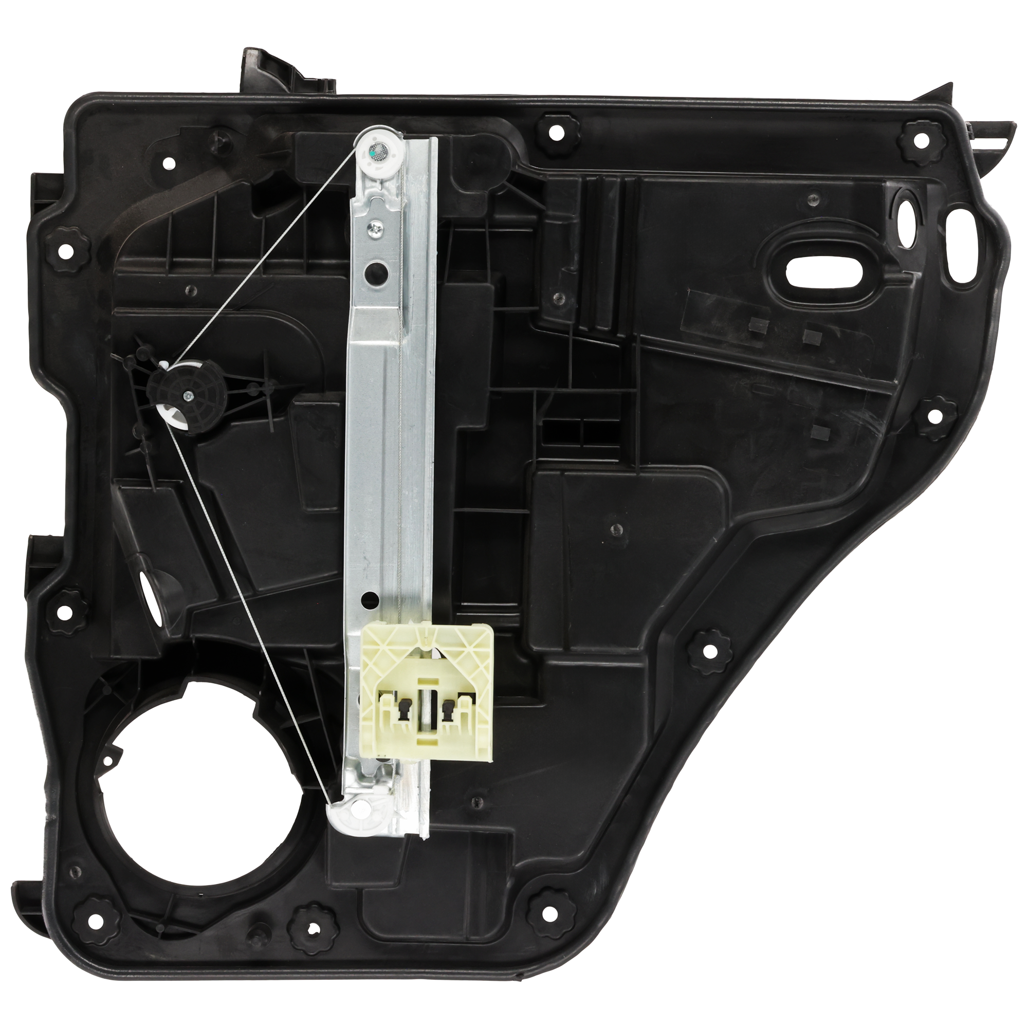 AM NITRO 07-11 REAR WINDOW REGULATOR LH Power w Motor and Panel SKU JRD49170008 OEM 68004823AA