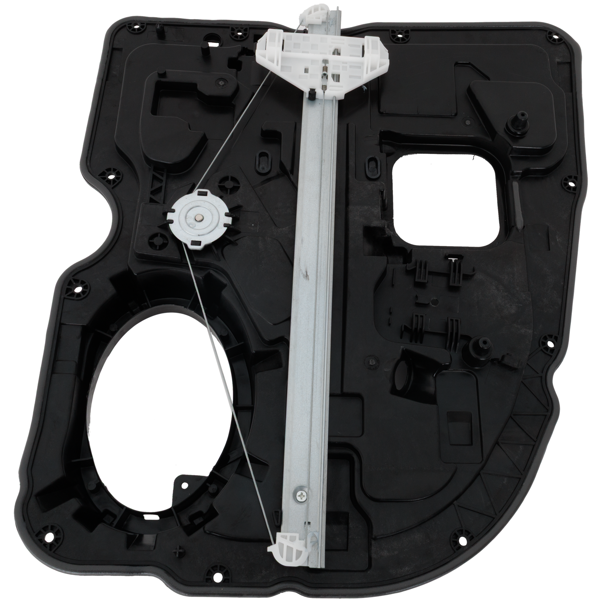 AM RAM 1500 P U 09-18 REAR WINDOW REGULATOR LH Power w Motor 2 Pins Carrier Module Extended Cab Quad Cab Includes 19-23 Ram 1500 Classic SKU JRD49170018 OEM 68045171AC PFM