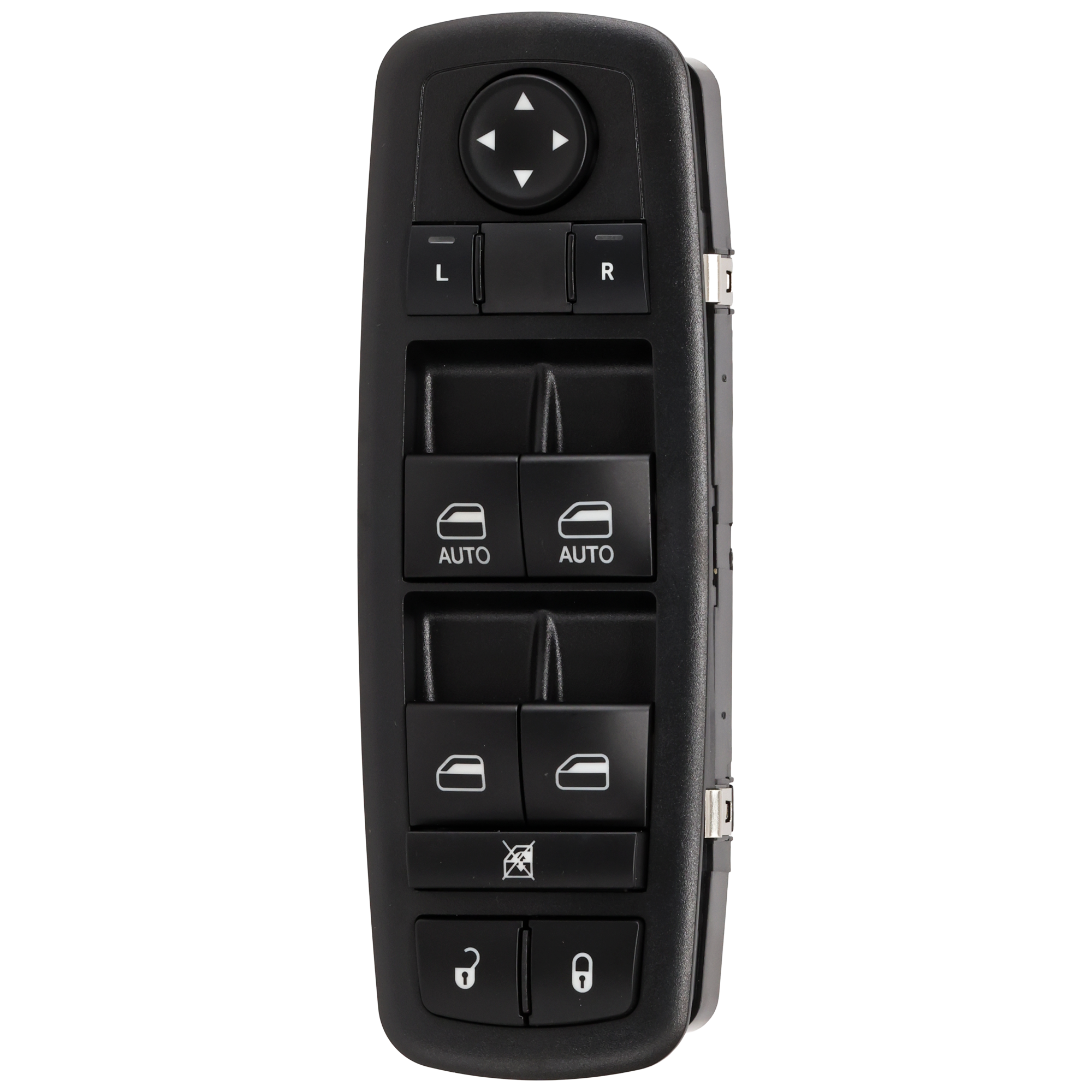 AM JOURNEY 12-20 CHYSLER 300-12-14 FRONT WINDOW SWITCH LH Black Power w Auto Up Down SKU JRD50520028 OEM 68139805AD
