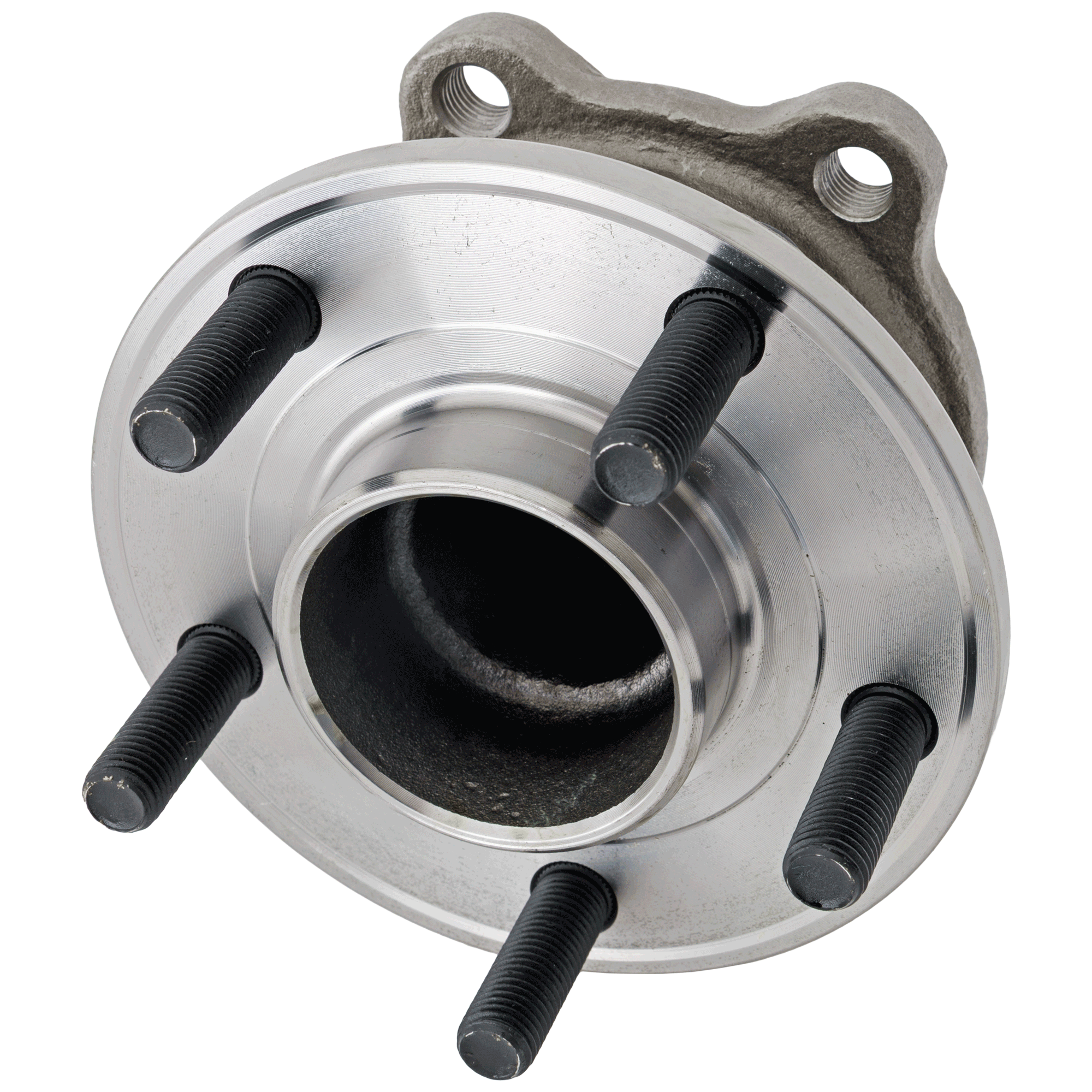 AM FOCUS 12-18 REAR HUB ASSEMBLY RH=LH 5 Studs 5 x 4.25 in. Bolt Pattern Non Automated Parking System SKU JRF28590004 OEM BV6Z1104B