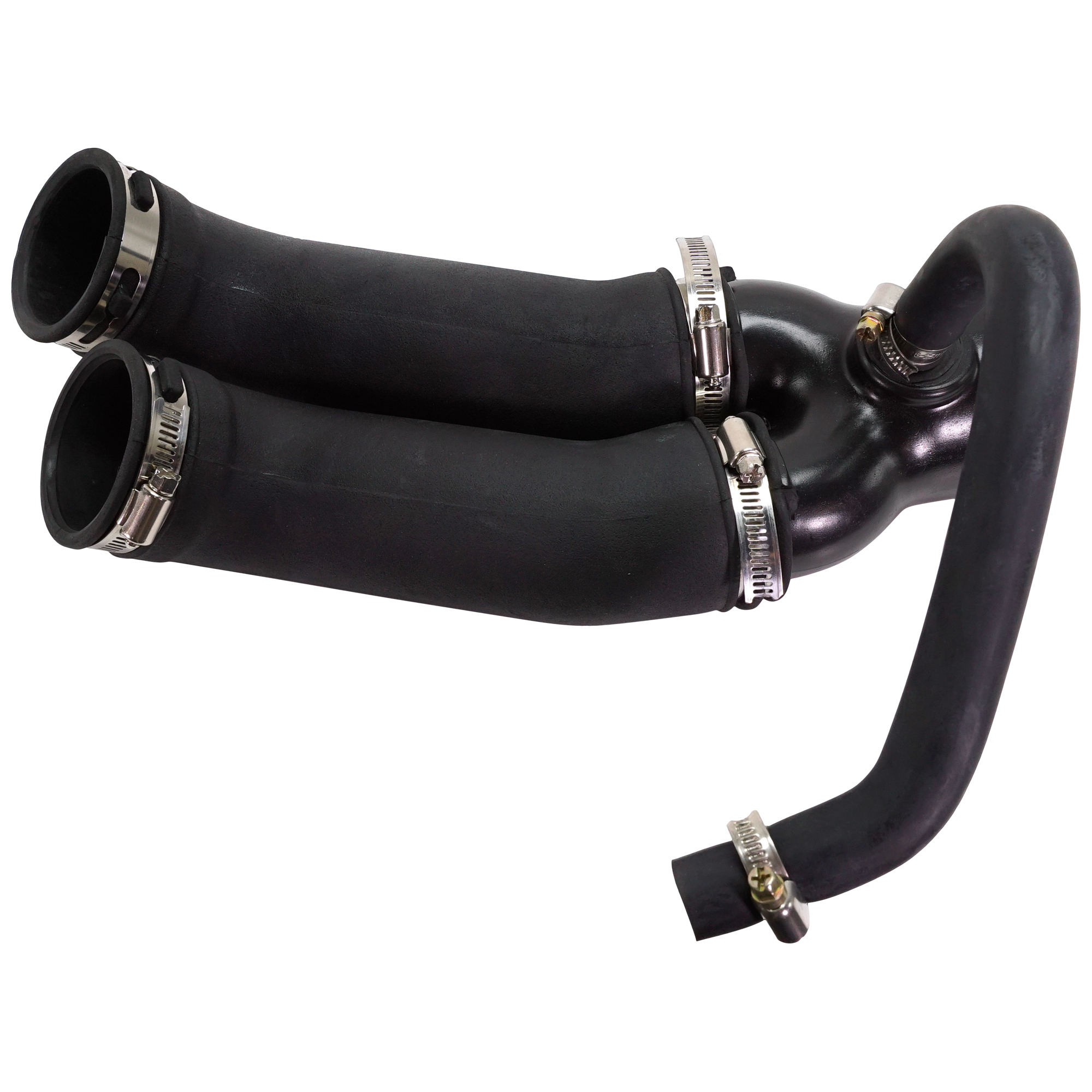 AM F SERIES PICKUP 94-97 AIR INTAKE HOSE 8 Cyl 5.0L 5.8L eng. w Mass Air Meter 1 Inlet 2 Outlets SKU JRF31560002 OEM F6TZ9B659AD