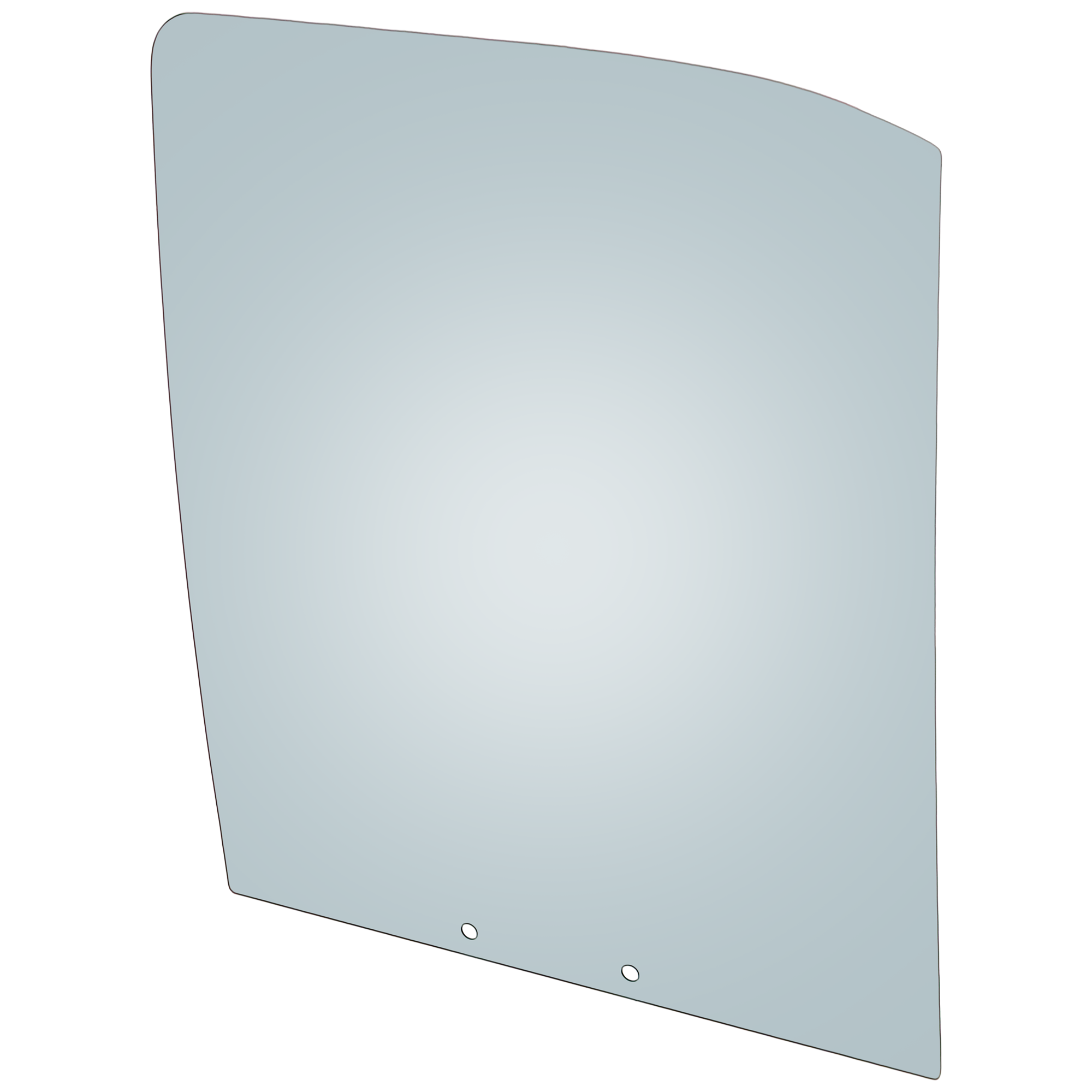 AM FORD TRANSIT CONNECT 10-13 FRONT DOOR GLASS RH Green Tint w Solar SKU JRF48010033 OEM 2T1Z6121410A