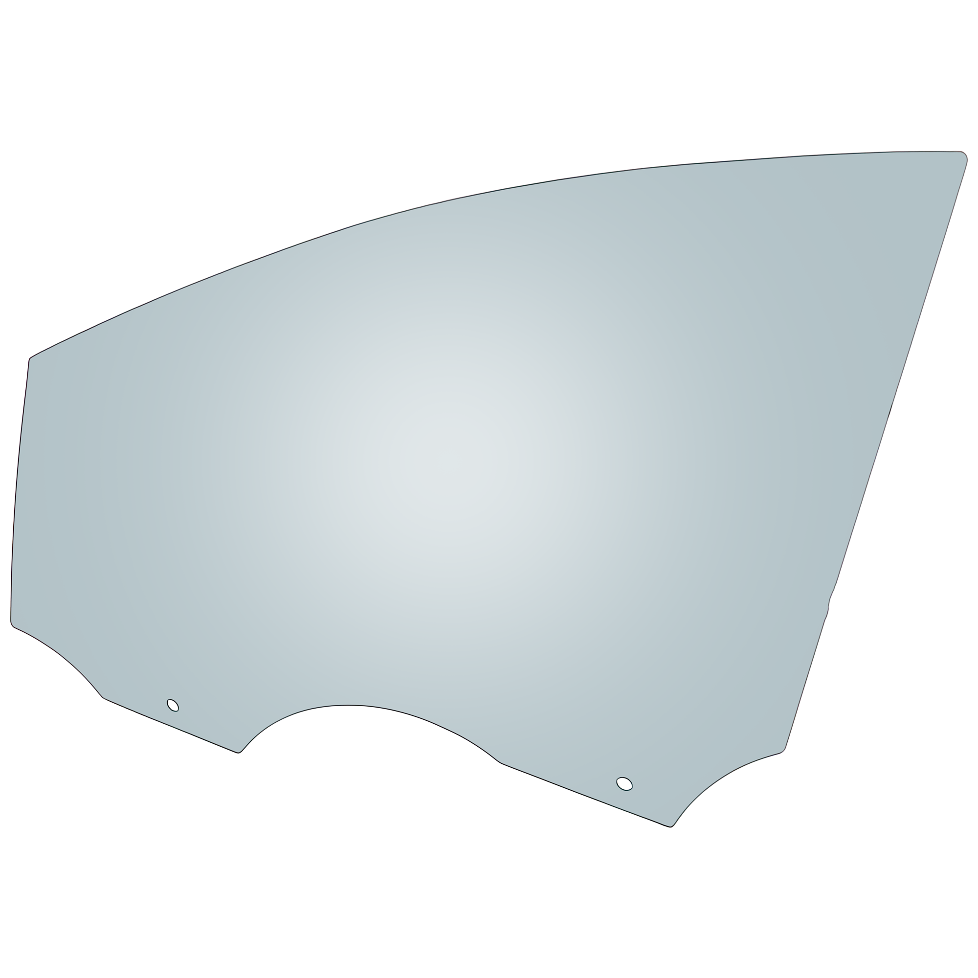 AM FORD C MAX 13-18 FRONT DOOR GLASS LH Green Tint w Solar SKU JRF48010040 OEM GM5Z5821411A