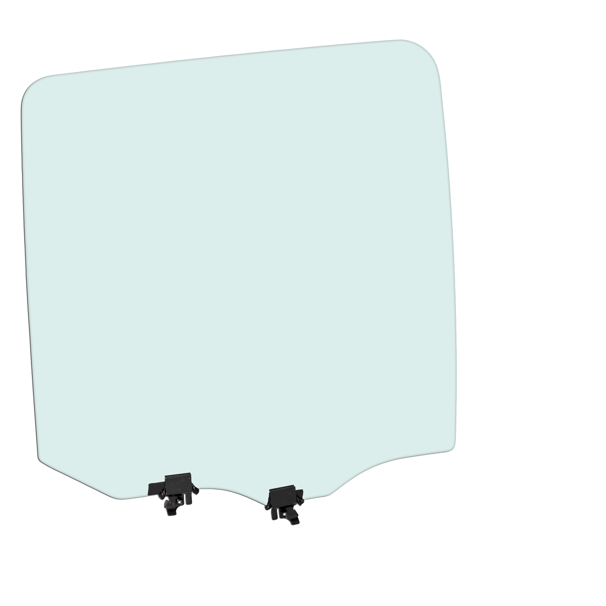 AM FORD F SERIES SUPER DUTY 13-22 REAR DOOR GLASS RH Green Tint w Solar Clip 4 Door SKU JRF48130041 OEM CC3Z2625712A