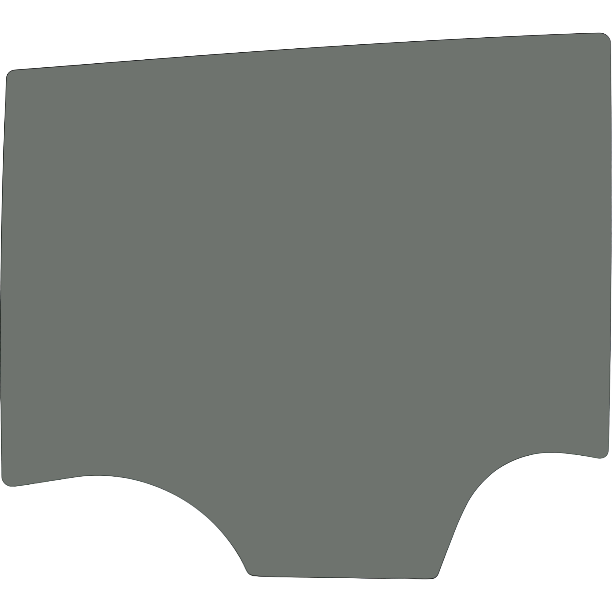 AM GMC TERRAIN 10-17 REAR DOOR GLASS LH Gray Tint Privacy w Solar SKU JRG48130004 OEM 25798670