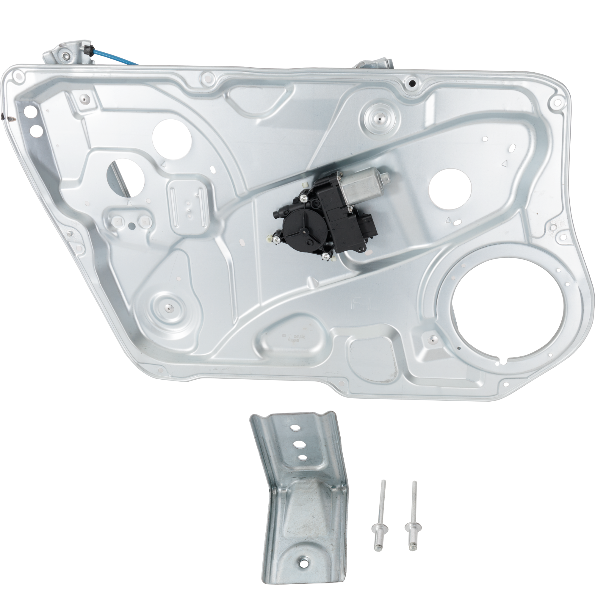 AM GENESIS 09-10 FRONT WINDOW REGULATOR LH Carrier Module Power w Motor SKU JRH46290064 OEM 824013M000 PFM
