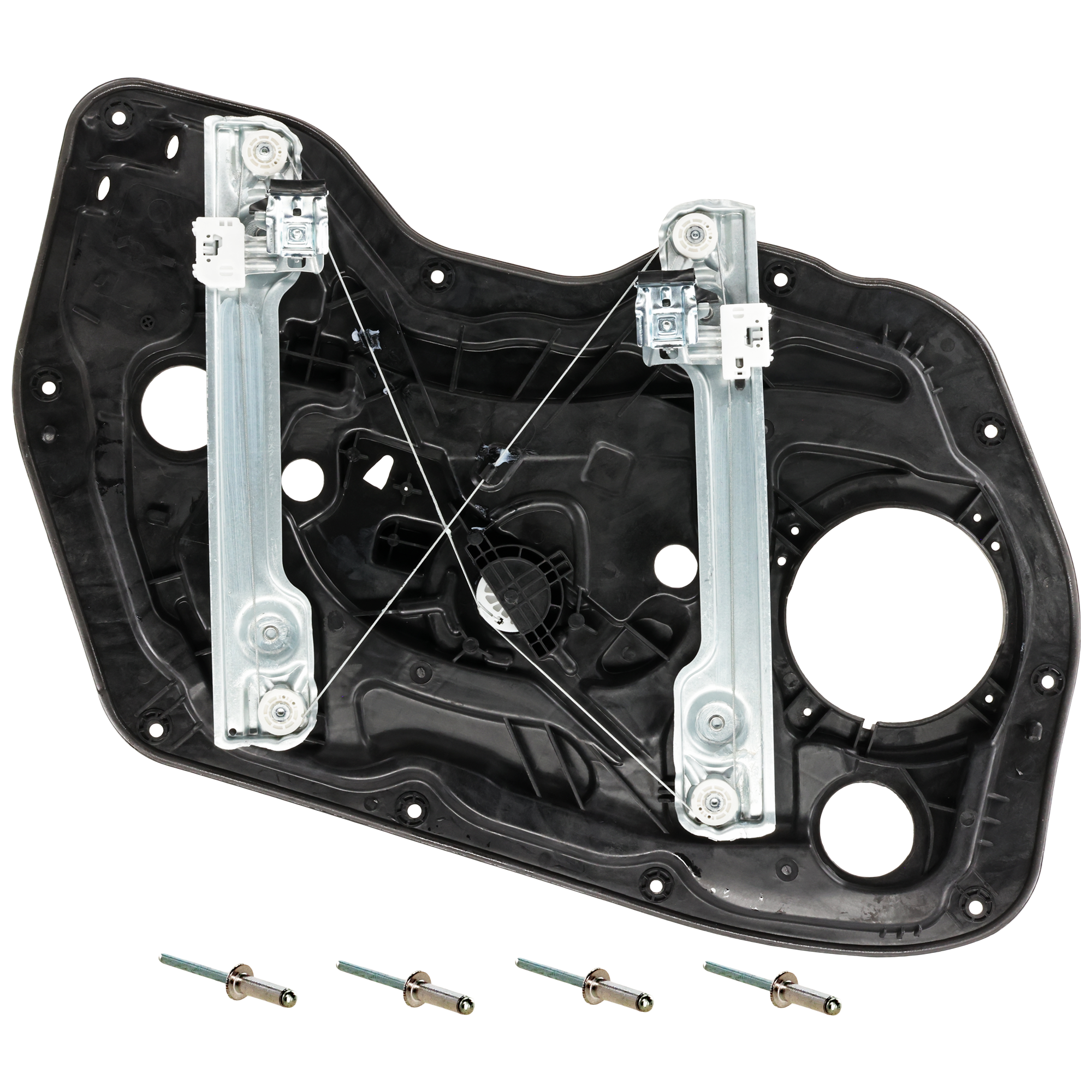 AM ELANTRA 11-16 FRONT WINDOW REGULATOR RH Power w Motor 2 Pins w Panel Door Module USA Built Vehicle Sedan SKU JRH46290147 OEM 824813Y010 PFM