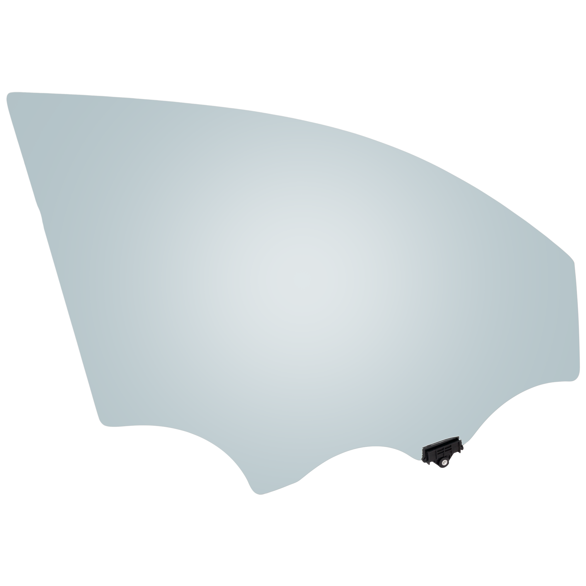 AM HYUNDAI TUCSON 16-21 FRONT DOOR GLASS RH Green Tint w Solar Clip SKU JRH48010057 OEM 82420D3030