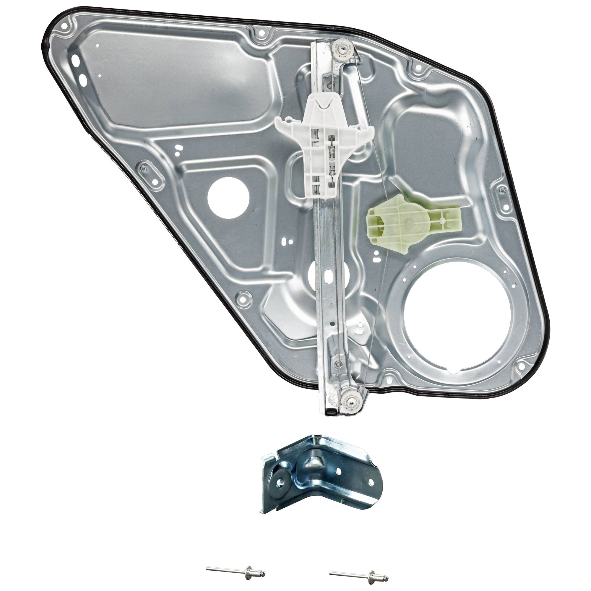 AM SONATA 06-10 REAR WINDOW REGULATOR RH Power w Motor and Panel SKU JRH49170007 OEM 834813K001AS