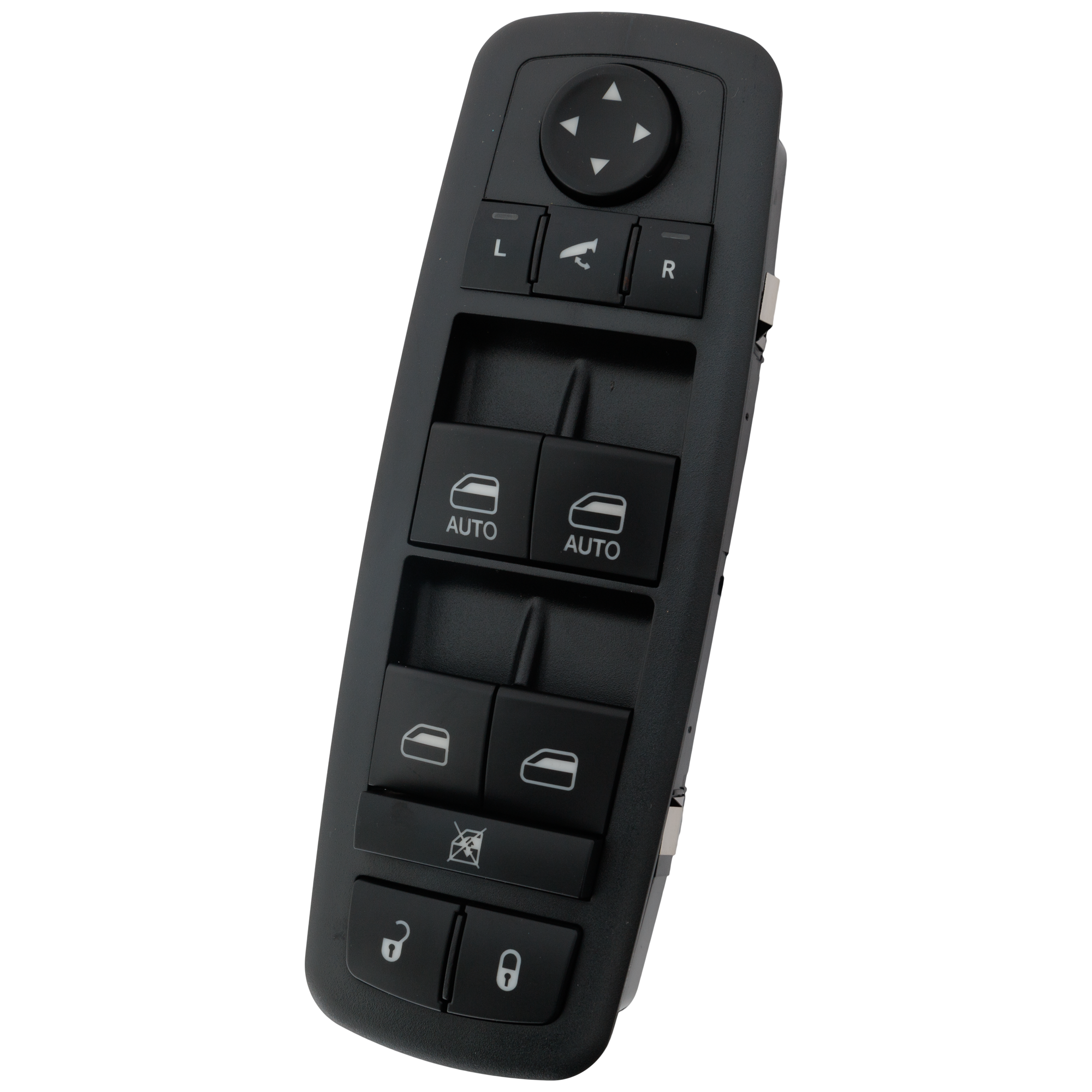 AM CHEROKEE 18-20 FRONT WINDOW SWITCH LH Power Black Plastic For Models w Dual Auto Down Function and Power Folding Mirrors SKU JRJ50520011 OEM 68271208AB 68231806AA 68271208