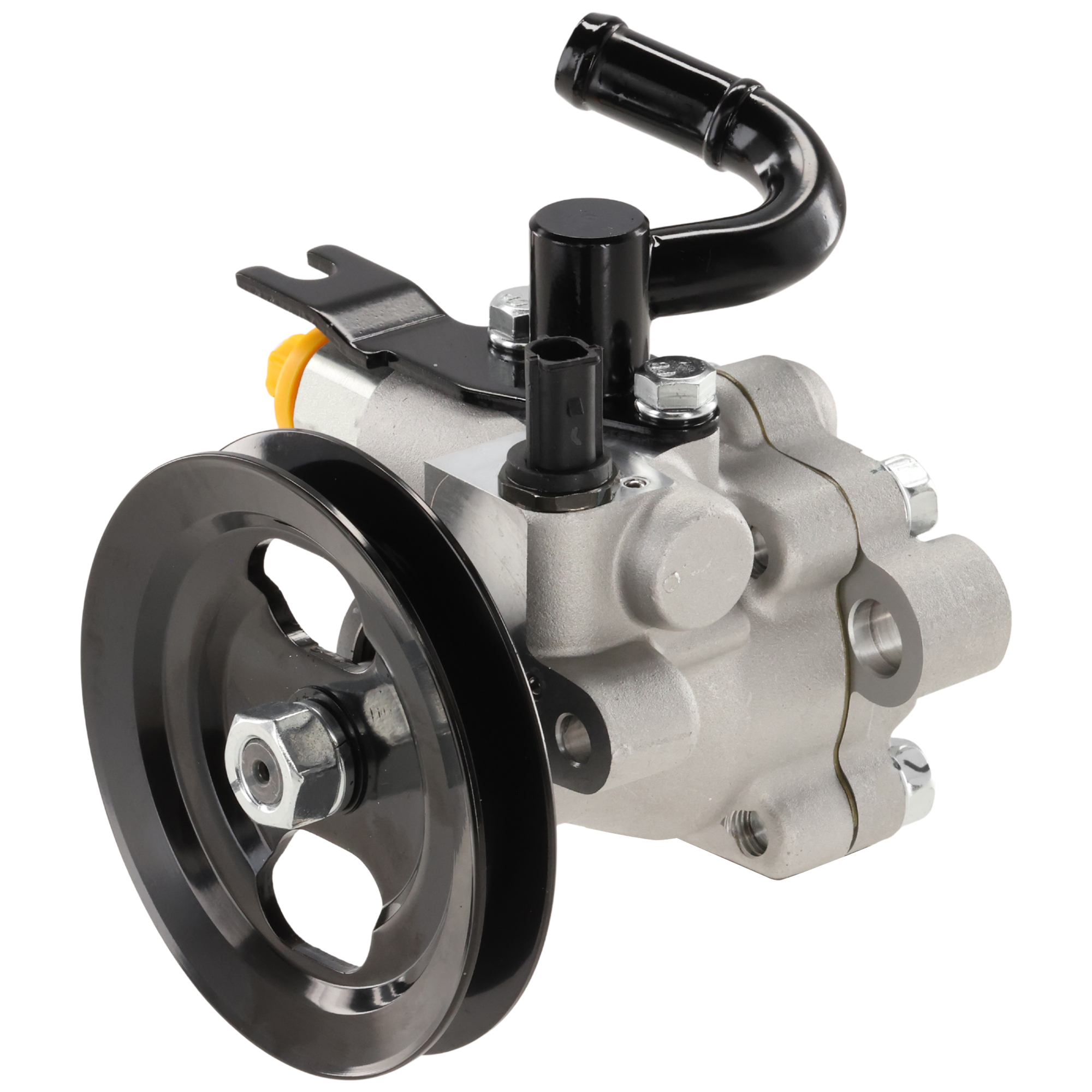 AM RIO RIO5-06-11 POWER STEERING PUMP w Pulley w o Reservoir 14mm Sensor Port SKU JRK51040002 OEM 571001G000