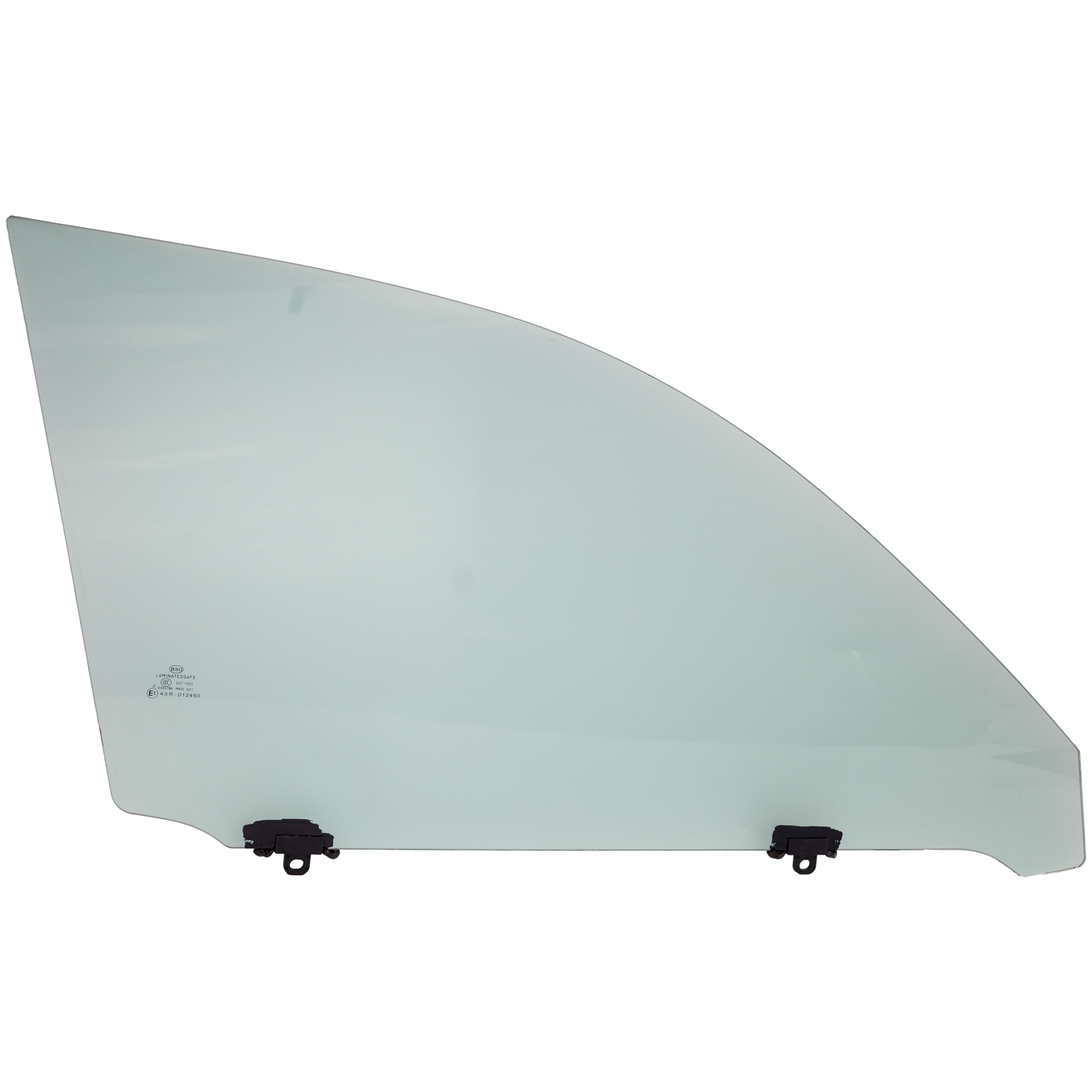 AM LS460-07-17 LS600H 08-16 FRONT DOOR GLASS RH Green Tint Laminated w Solar Clip L 08-17 Base Model SKU JRL48010017 OEM 6810150202