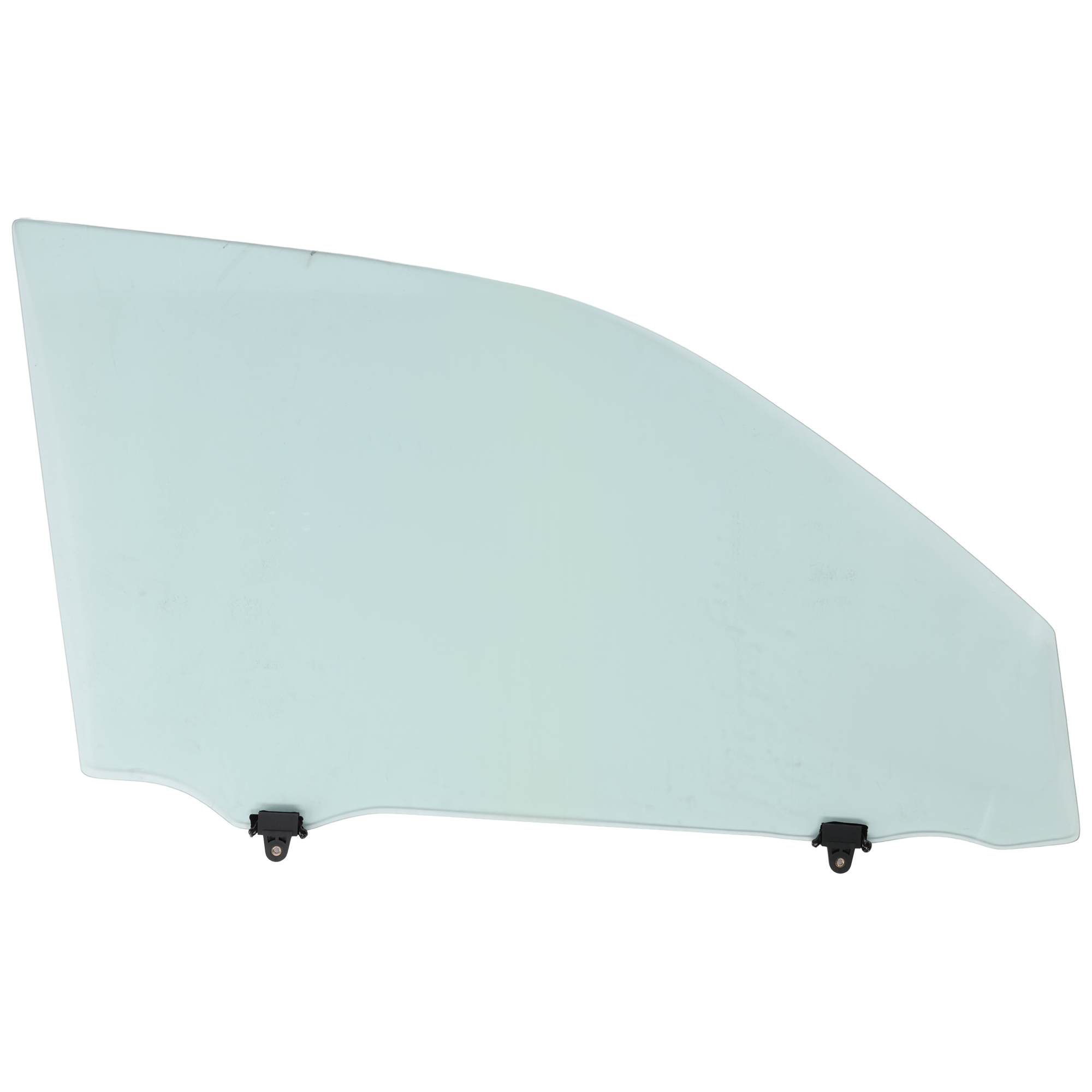 AM GX460-10-23 FRONT DOOR GLASS RH Green Tint Non Acoustic w Solar Clip SKU JRL48010021 OEM 6810160620