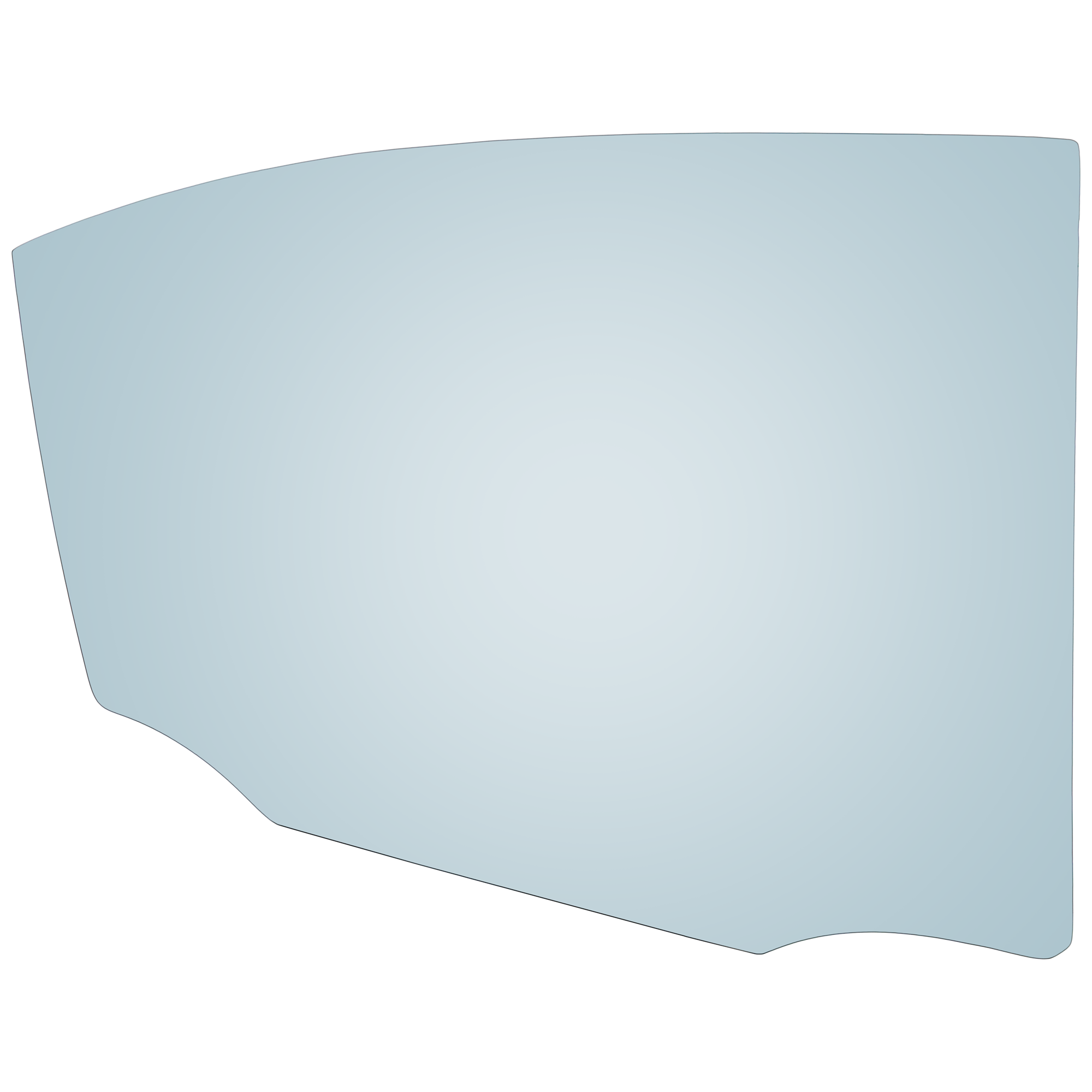 AM LEXUS IS250 IS350-06-13 IS F 08-14 REAR DOOR GLASS RH Green Tint w Solar Sedan SKU JRL48130011 OEM 6811353132