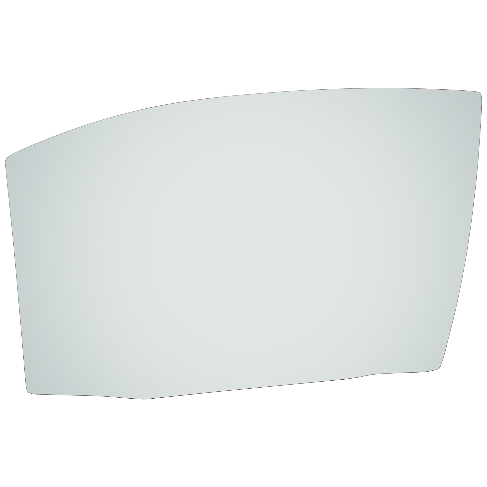 AM LEXUS IS SERIES 14-20 REAR DOOR GLASS RH Green Tint w Solar Sedan SKU JRL48130019 OEM 6811353150