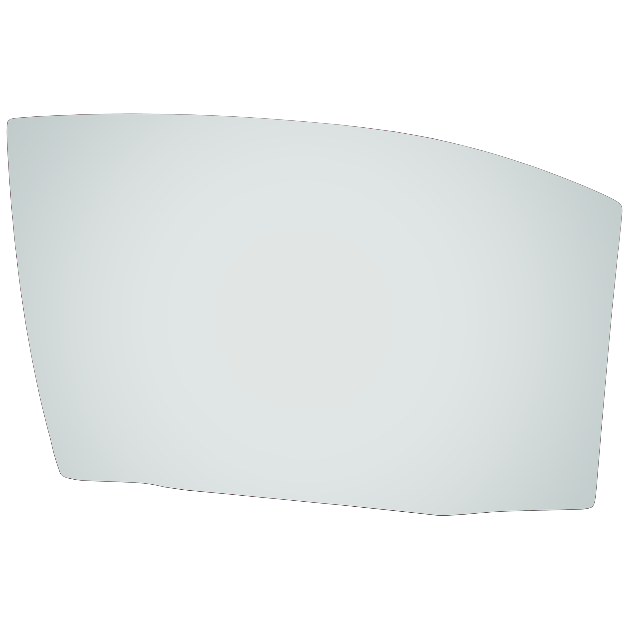 AM LEXUS IS SERIES 14-20 REAR DOOR GLASS LH Green Tint w Solar Sedan SKU JRL48130020 OEM 6811453150
