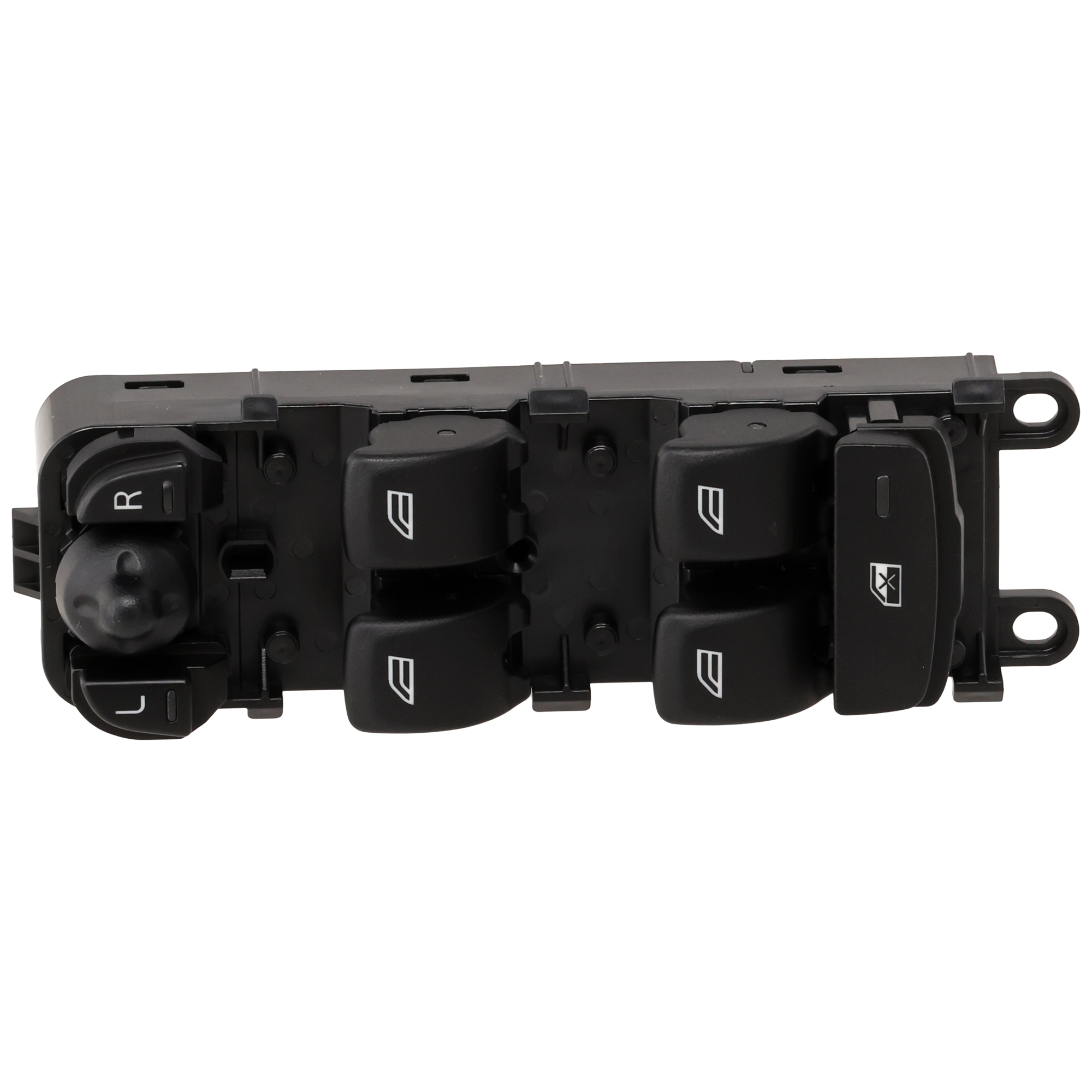 AM LR4-10-10-13-13-15-16 RANGE ROVER SPORT 10-10-13-13 FRONT WINDOW SWITCH LH w o Bezel Black Plastic SKU JRL50520008 OEM LR013883 LR086040