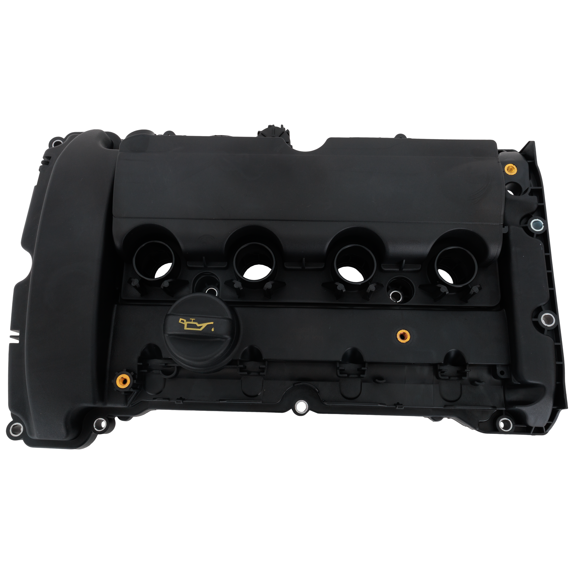 AM COOPER 07-12 ENGINE VALVE COVER w Gasket and Oil Filter Cap SKU JRM32040002 OEM 11127646555-11127585907