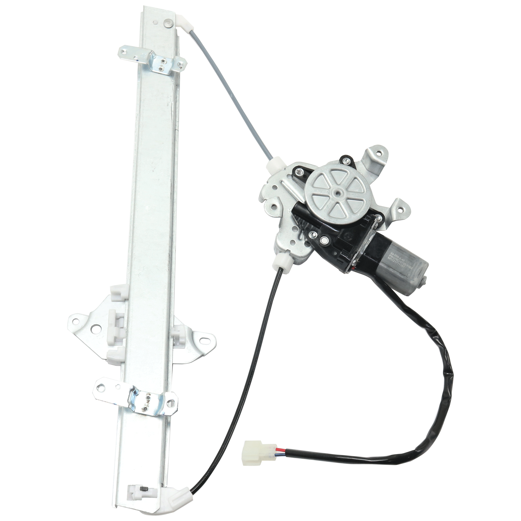 AM LANCER 03-06 FRONT WINDOW REGULATOR LH Power w Motor Evolution Sportback Ralliart Models SKU JRM46290012 OEM MR991321 PFM MN126737 MR503991