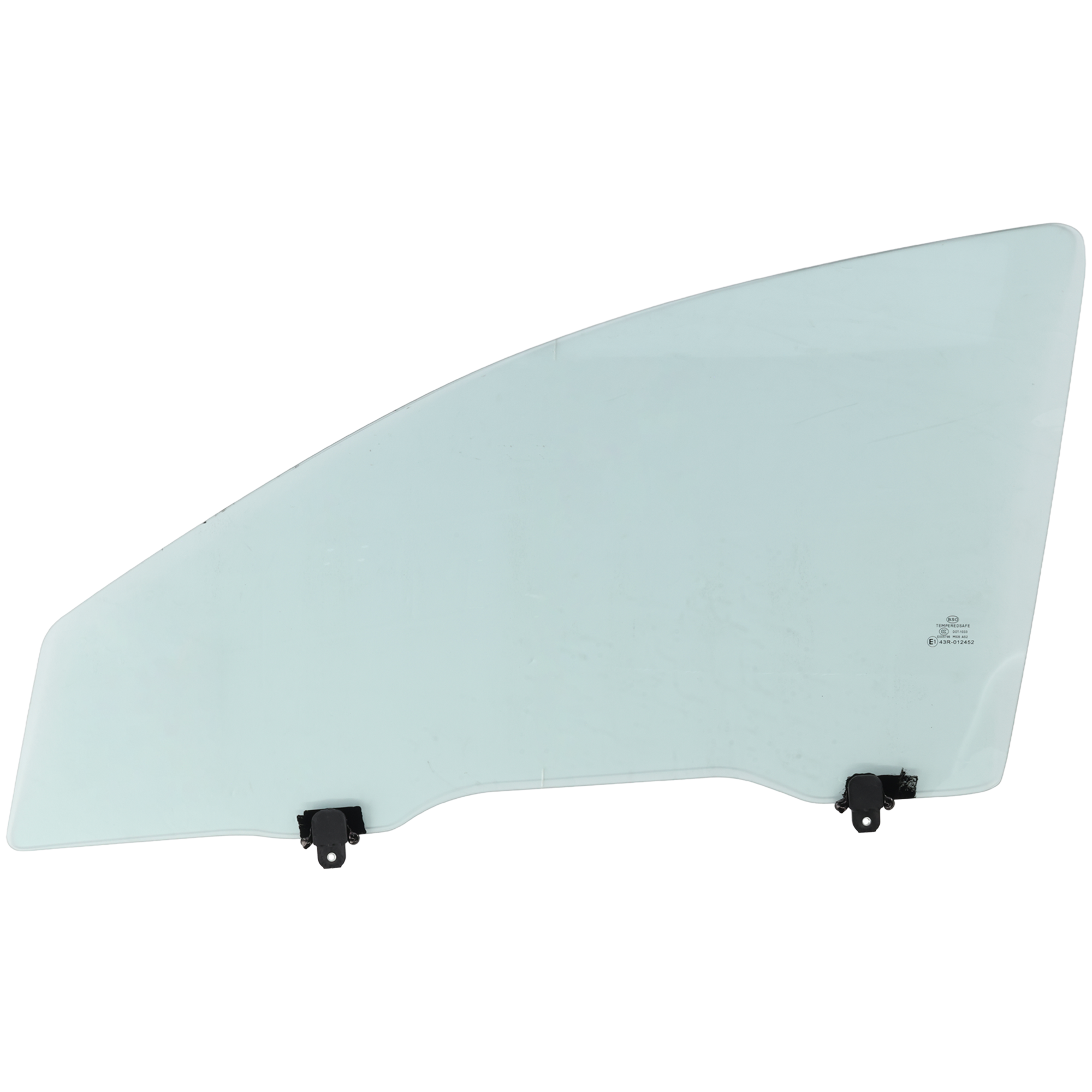 AM MITSUBISHI LANCER 08-17 FRONT DOOR GLASS LH Green Tint w Clip SKU JRM48010036 OEM 80301W260P