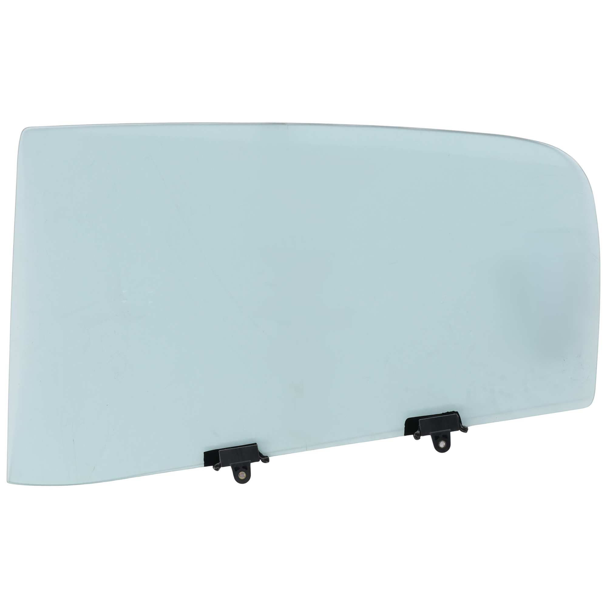 AM MITSUBISHI MIRAGE 14-23 REAR DOOR GLASS LH Green Tint w Clip SKU JRM48130034 OEM 5736A885