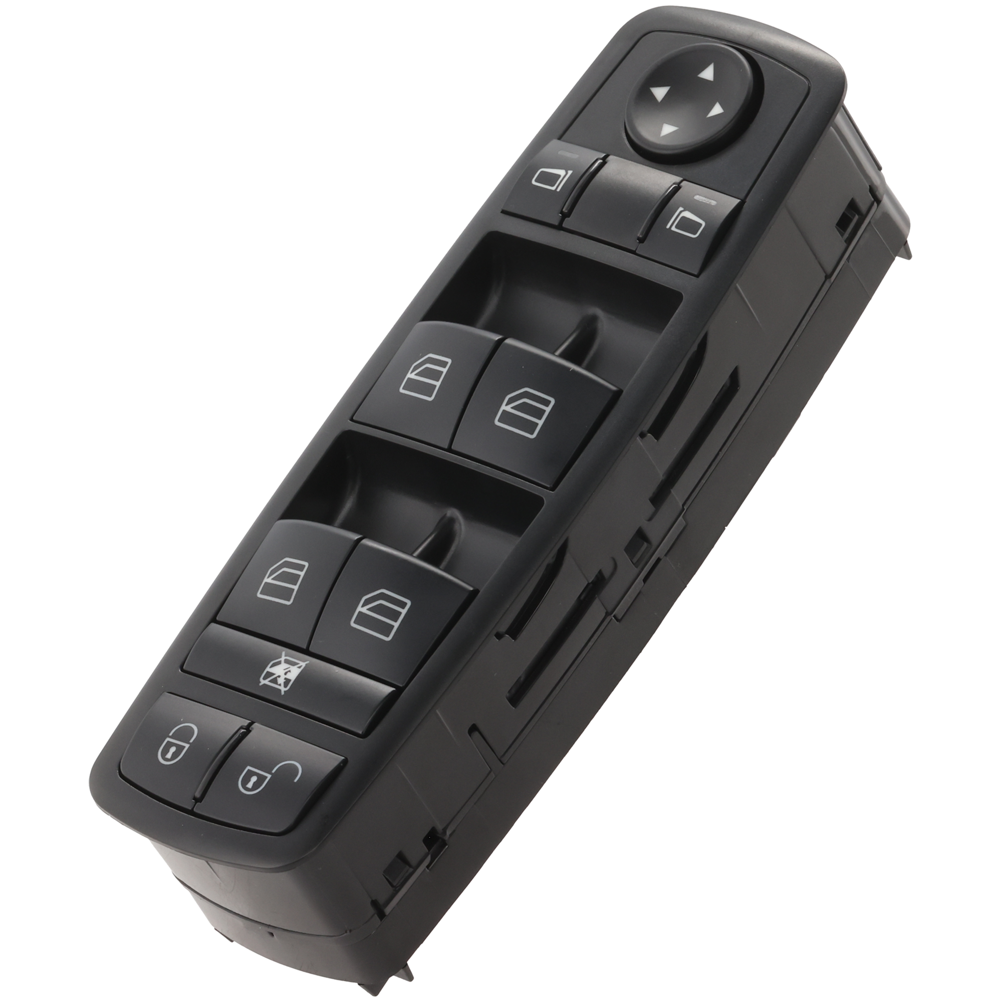 AM B200-06-11 FRONT WINDOW SWITCH LH Black Plastic SKU JRM50520017 OEM A1698206610