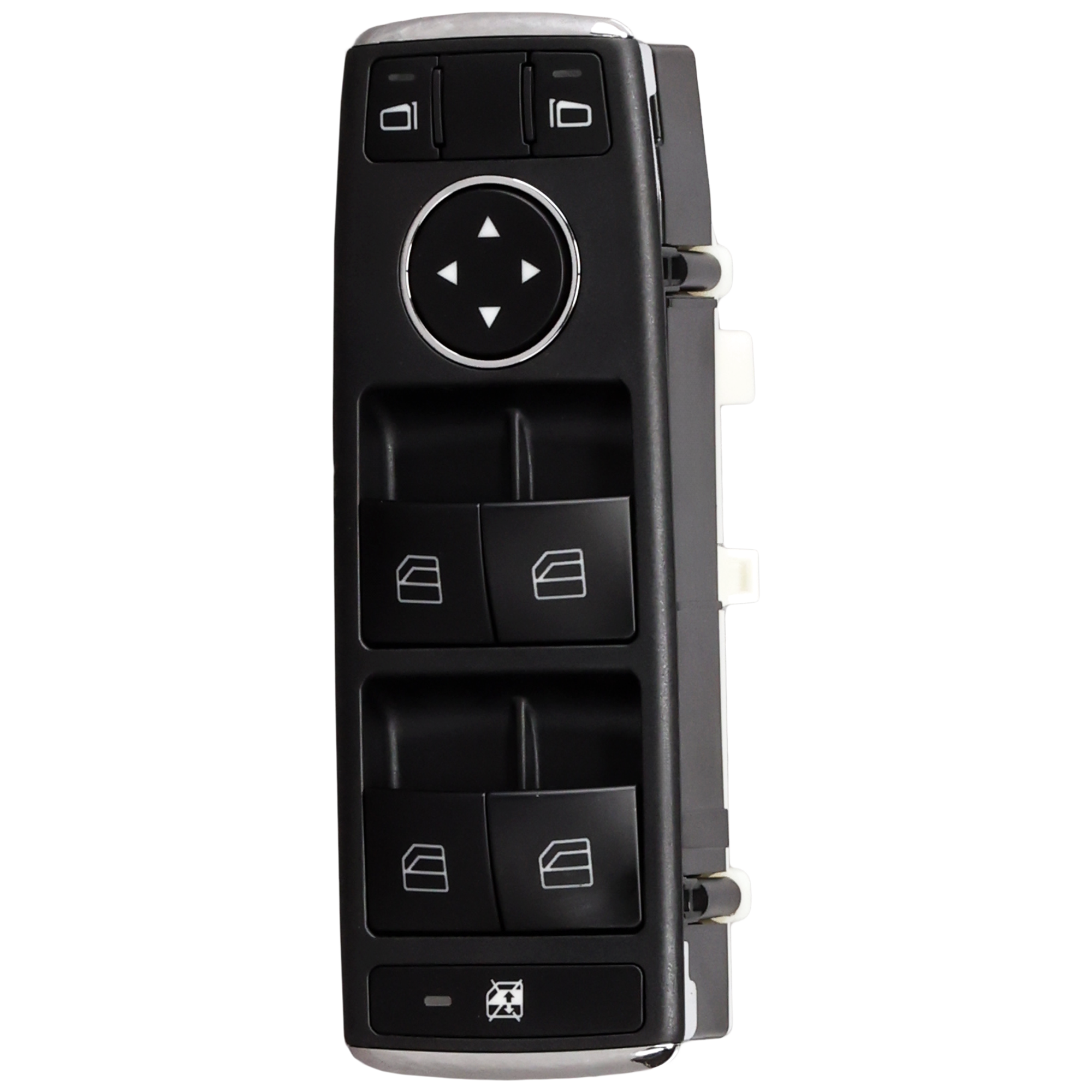 AM E550-10-17 C63 AMG 08-14 FRONT WINDOW SWITCH LH Black Plastic SKU JRM50520019 OEM 2128208210