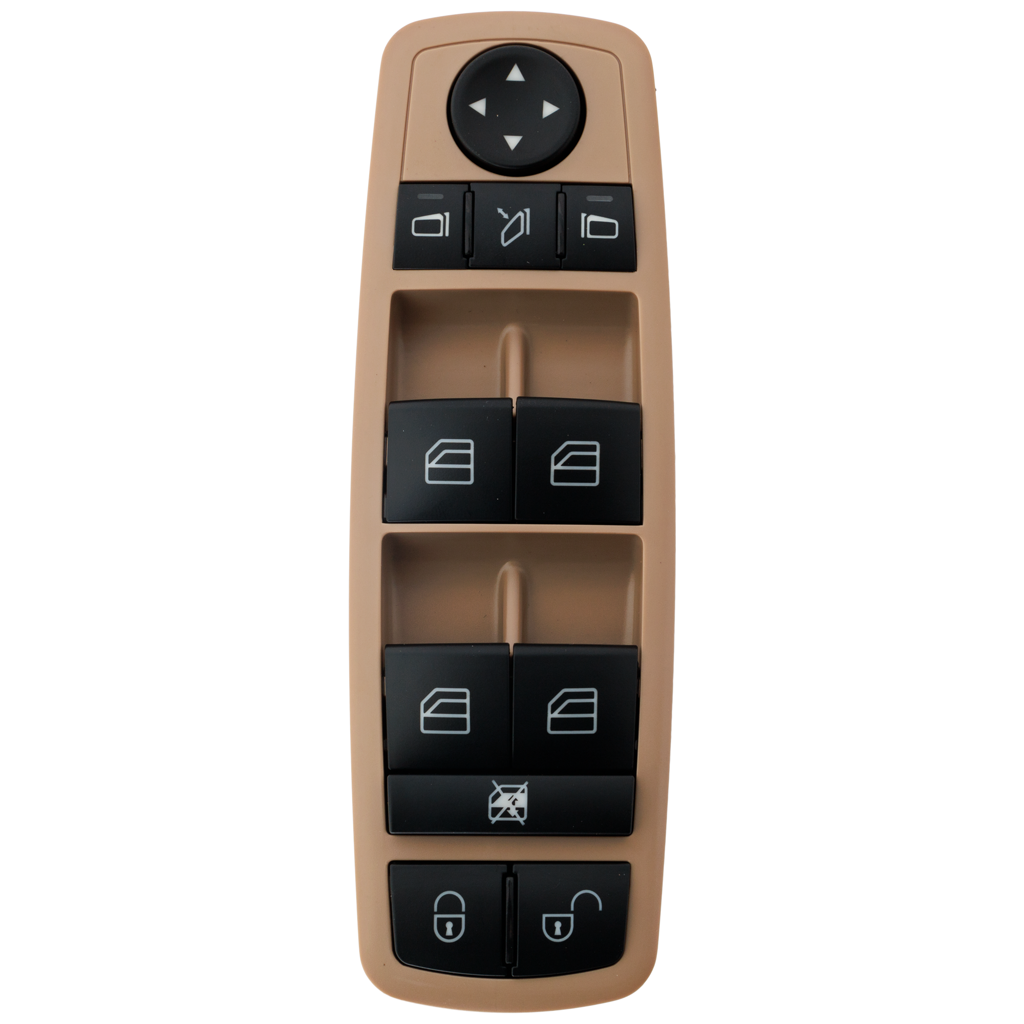 AM B200-06-11 A160-04-05 FRONT WINDOW SWITCH LH Power 3 Terminal Quantity Coffee Plastic For Models w Power Folding Mirrors SKU JRM50520046 OEM A1698206710