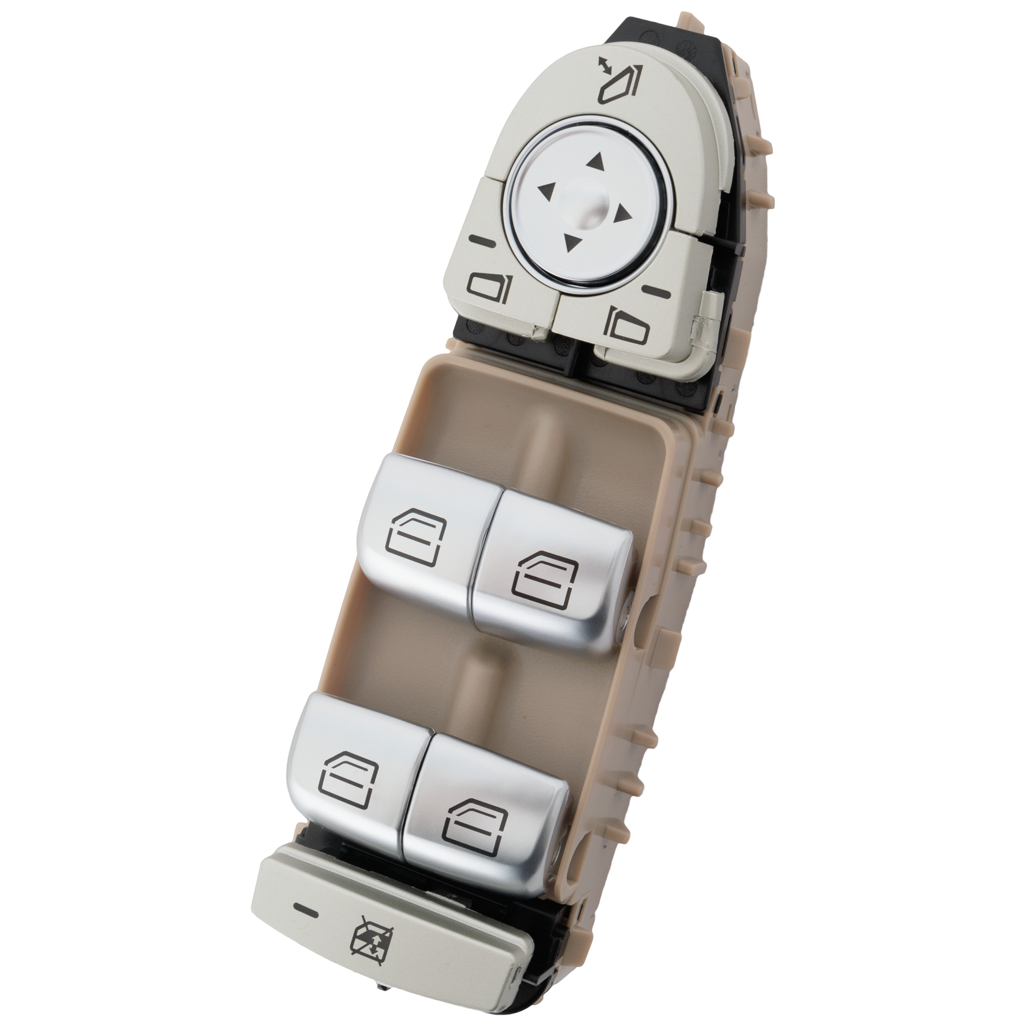 AM C300-15-17 C350E 16-18 FRONT WINDOW SWITCH LH Power 3 Terminal Quantity Cream Plastic For Models w Folding Mirrors SKU JRM50520048 OEM 2059056811