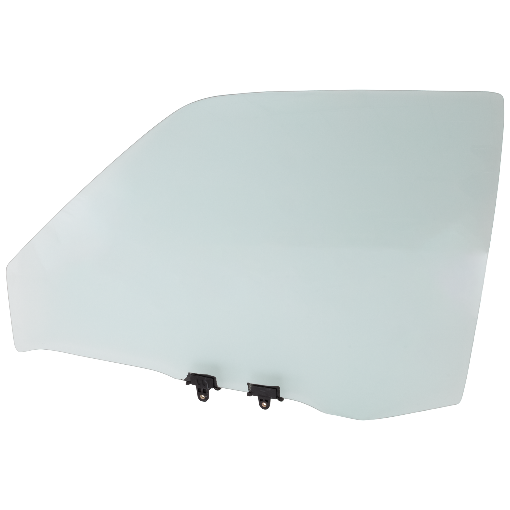 AM NISSAN FRONTIER 98-01 XTERRA 00-01 FRONT DOOR GLASS LH Green Tint w Clip SKU JRN48010006 OEM 803019Z400