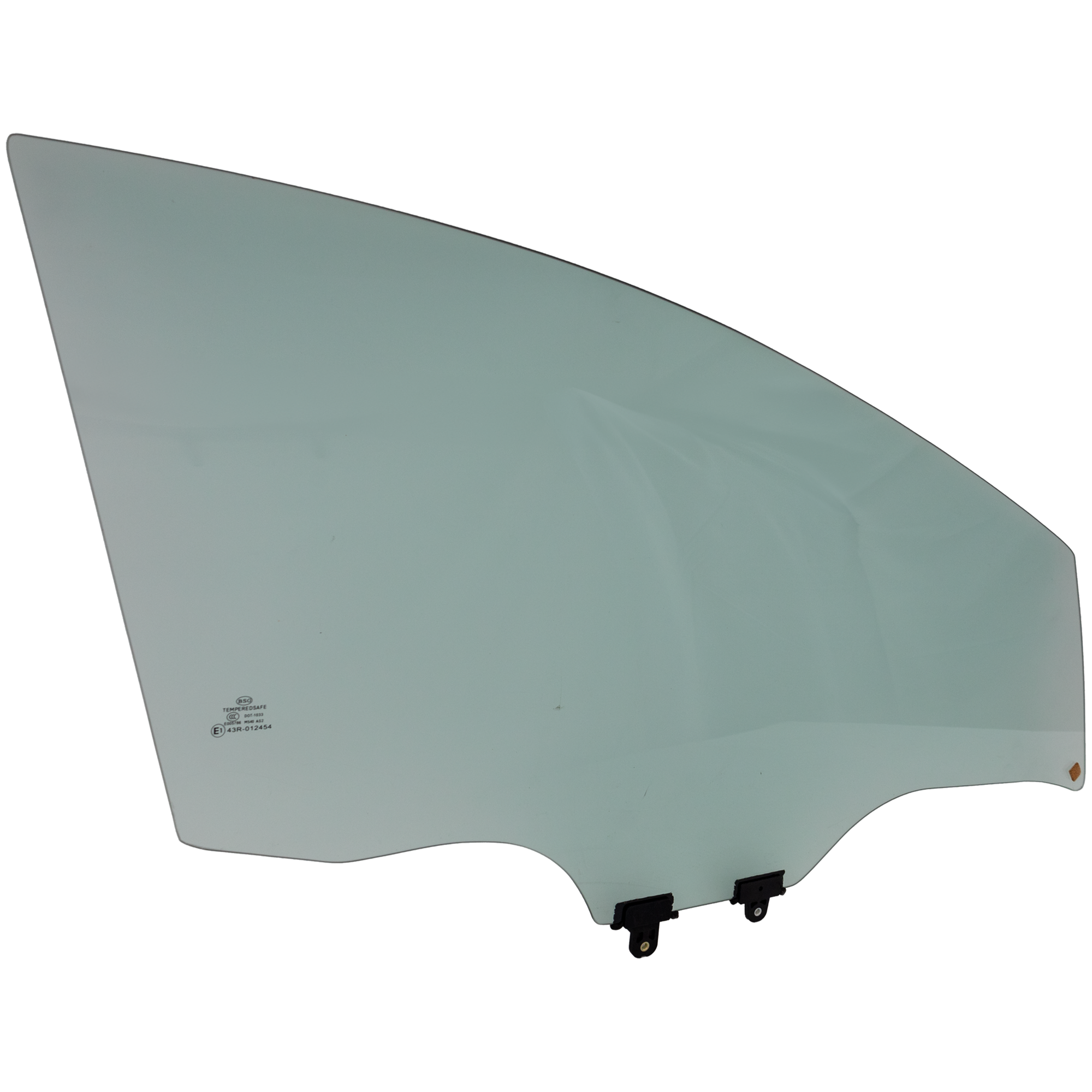 AM MURANO 15-23 FRONT DOOR GLASS LH Green Tint w Solar Clip SKU JRN48010036 OEM 803015AA0A