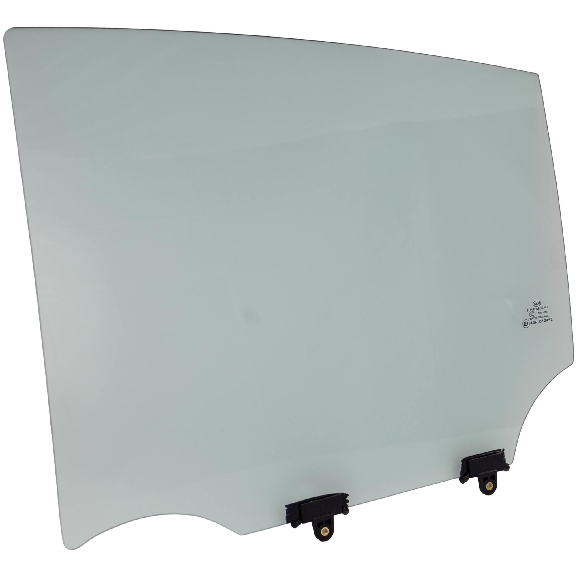 AM VERSA 12-19 REAR DOOR GLASS LH Green Tint Sedan w Solar Clip SKU JRN48130008 OEM 823013BA0A