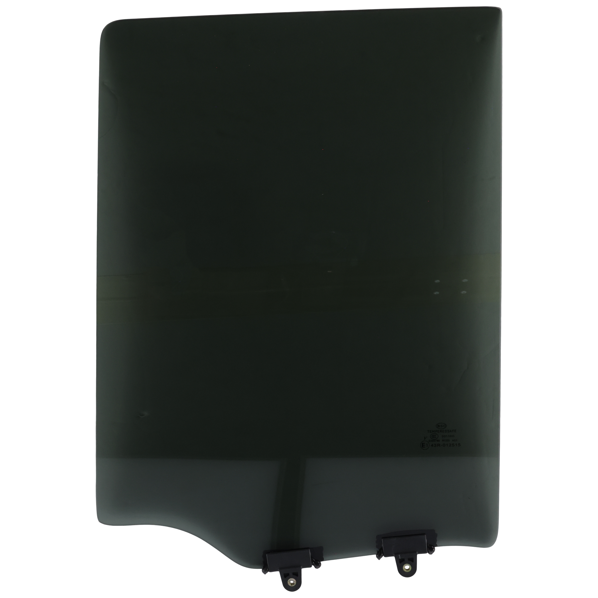 AM FRONTIER 05-21 EQUATOR 09-12 REAR DOOR GLASS LH Gray Tint Privacy w Solar Clip SKU JRN48130050 OEM 82301EB010