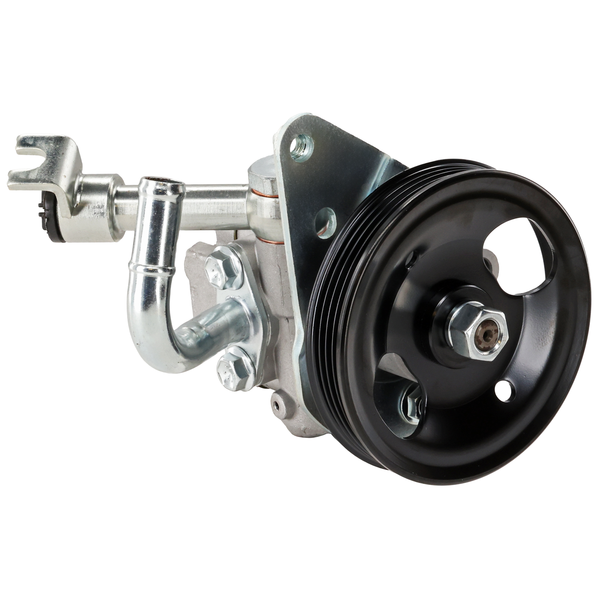 AM MURANO 03-07 POWER STEERING PUMP w Pulley Bracket and Oil Pipe 6 Cyl 3.5L eng. SKU JRN51040002 OEM 49110CA000-49110CB00C